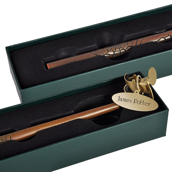 Harry Potter James Potter Interactive Wand – Universal Studios Official, Fantasy Movie Collectible