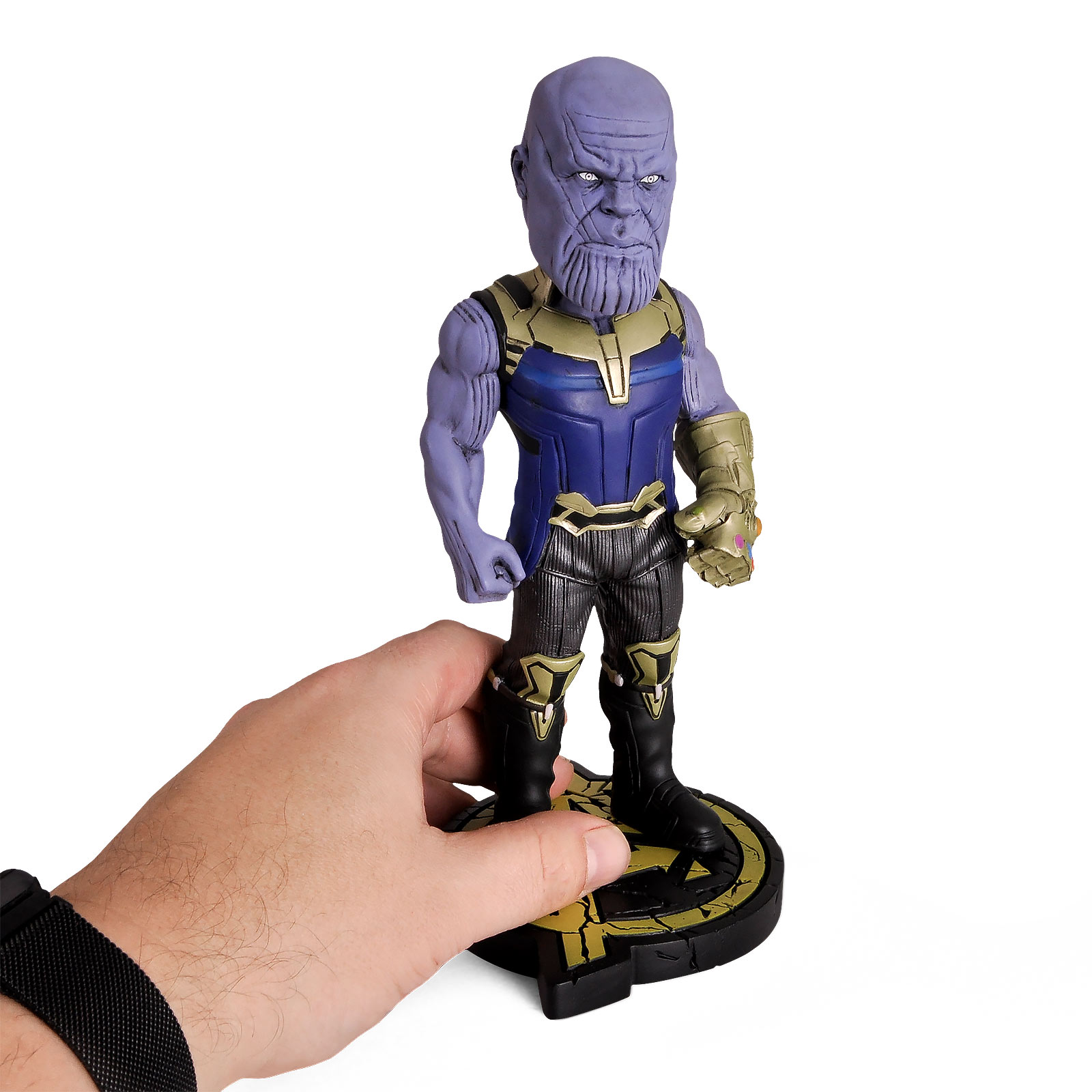 Avengers - Thanos Head Knockers Figurine à tête branlante Deluxe