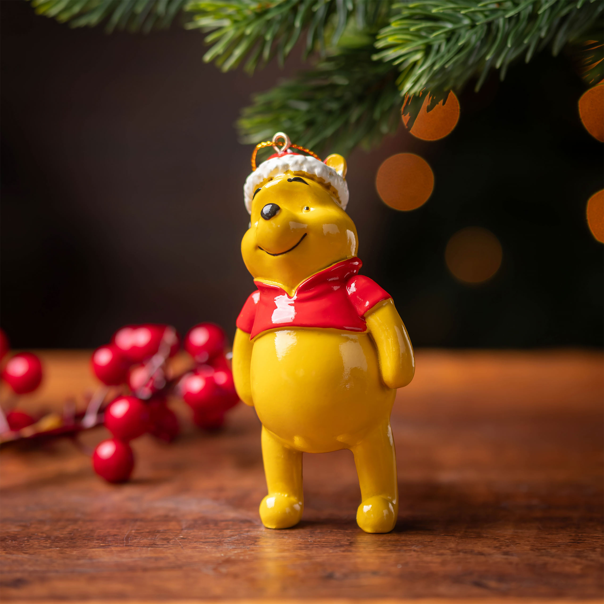Winnie the Pooh - Decorazione per albero di Natale Babbo Natale