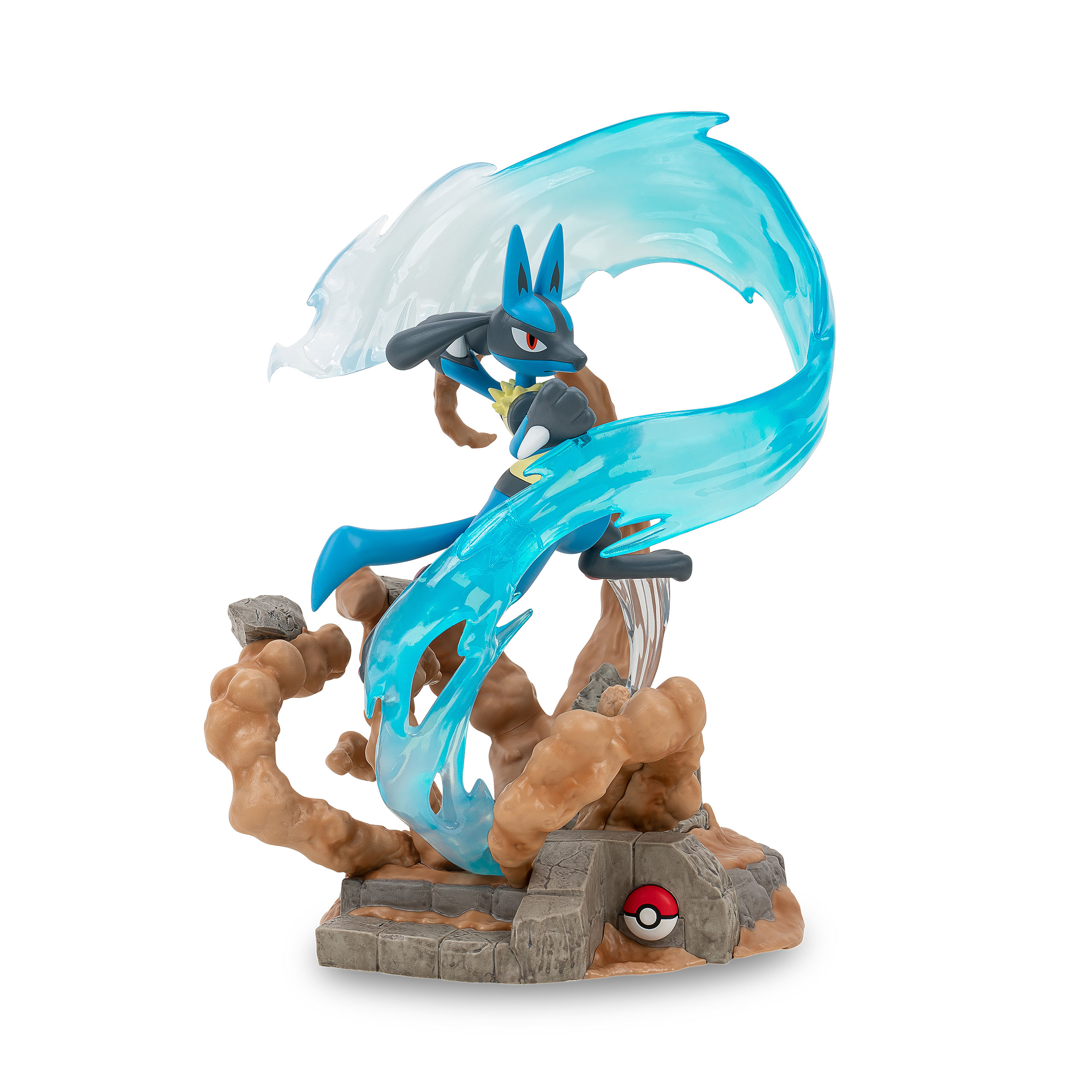 Pokemon - Lucario Deluxe Statue with Lighting Function | Elbenwald