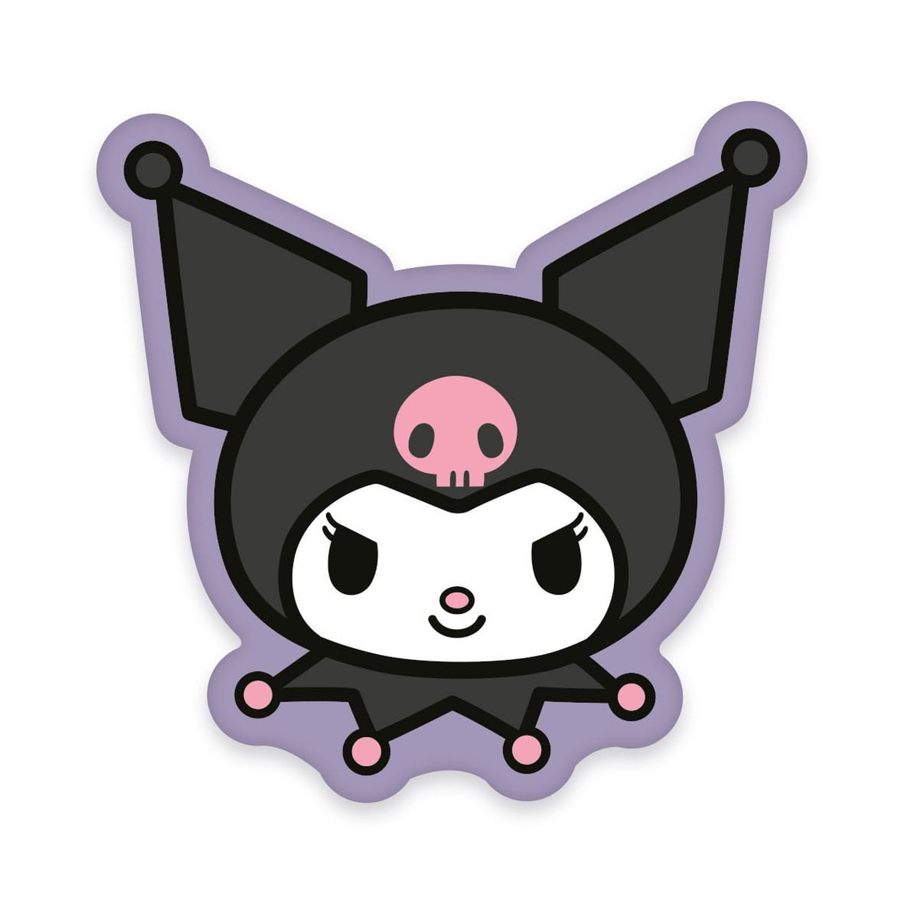 Cojín decorativo Sanrio Kuromi Face 36 cm