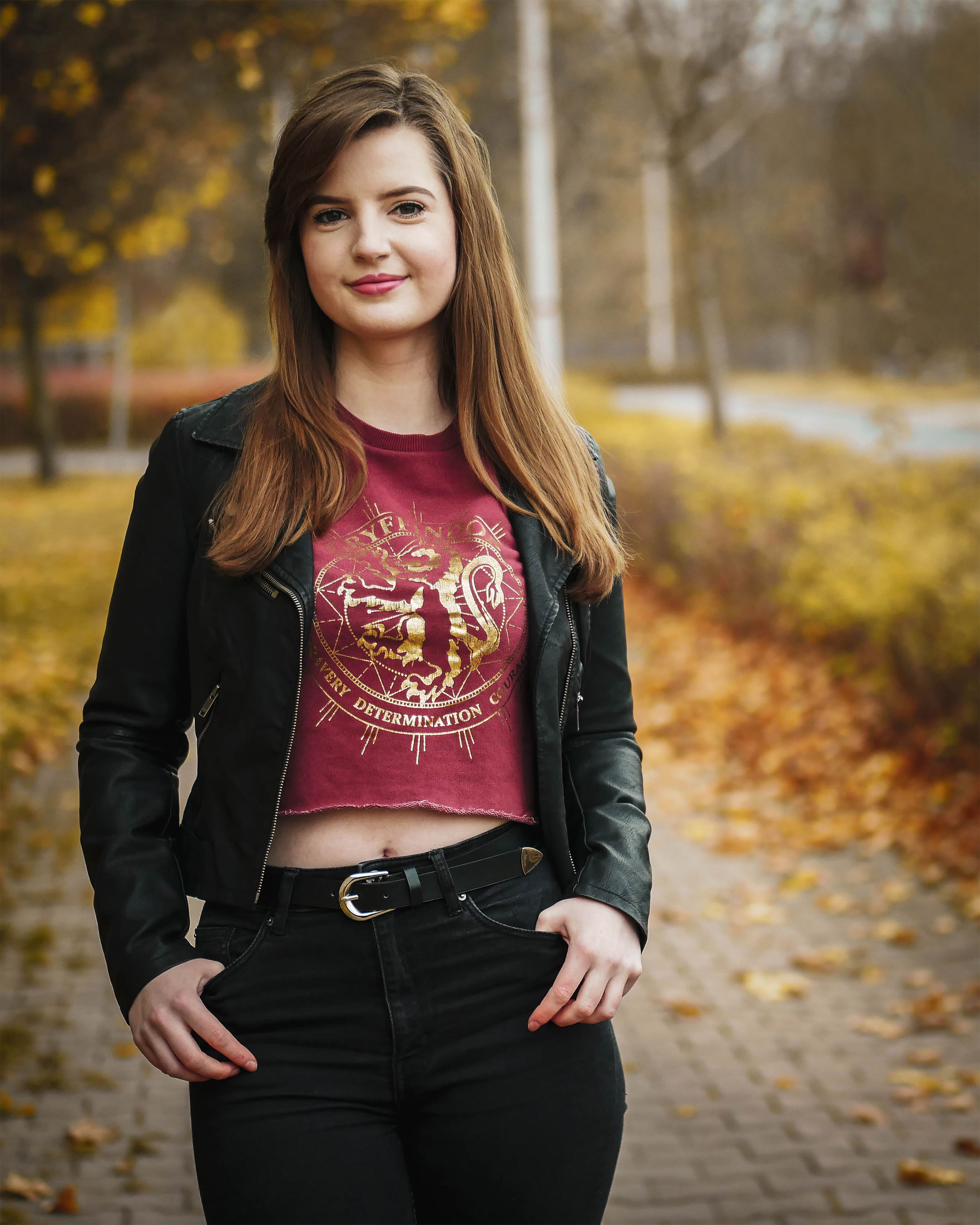 Harry Potter - Gryffindor Crop Sweater voor Vrouwen
