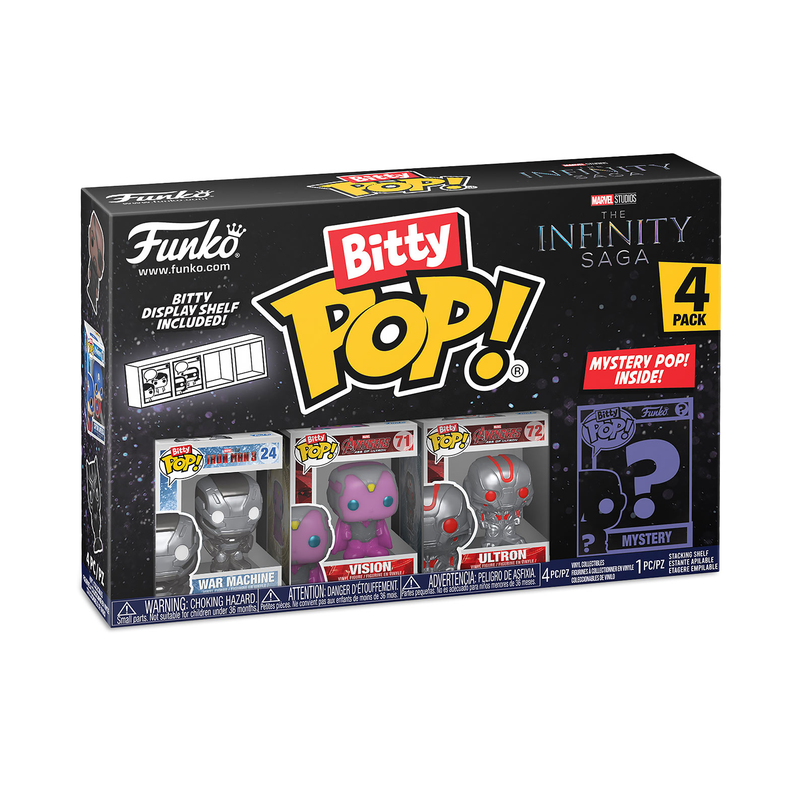 Marvel - Funko Bitty Pop Set de 4 Figurines Série 2