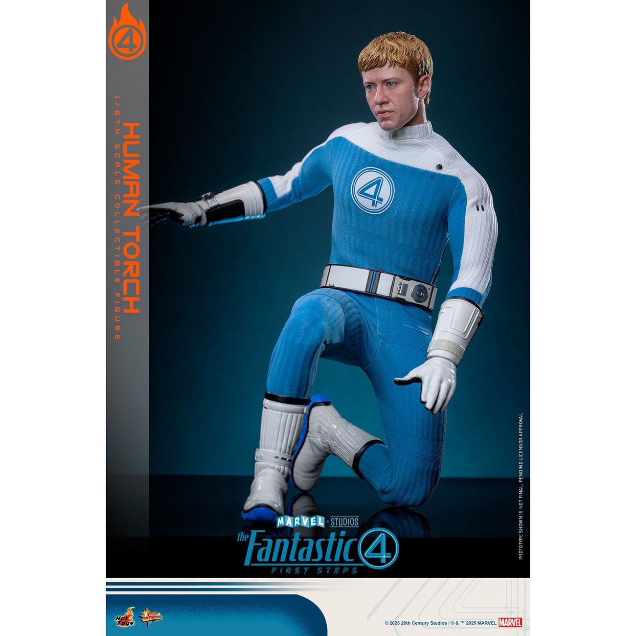 Les Quatre Fantastiques : First Steps - Figurine d’Exception Human Torch 1:6