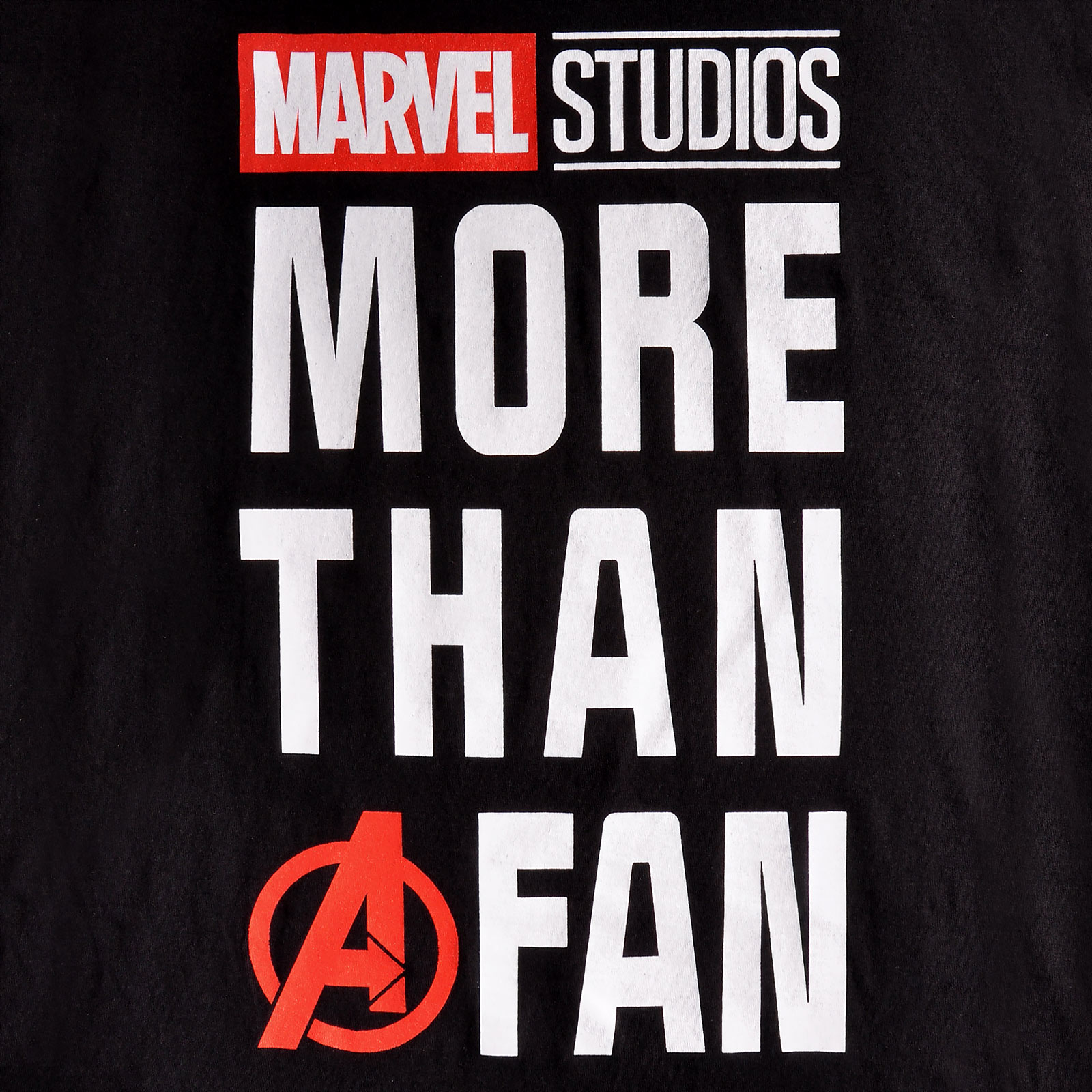 Marvel - More Than a Fan T-Shirt black
