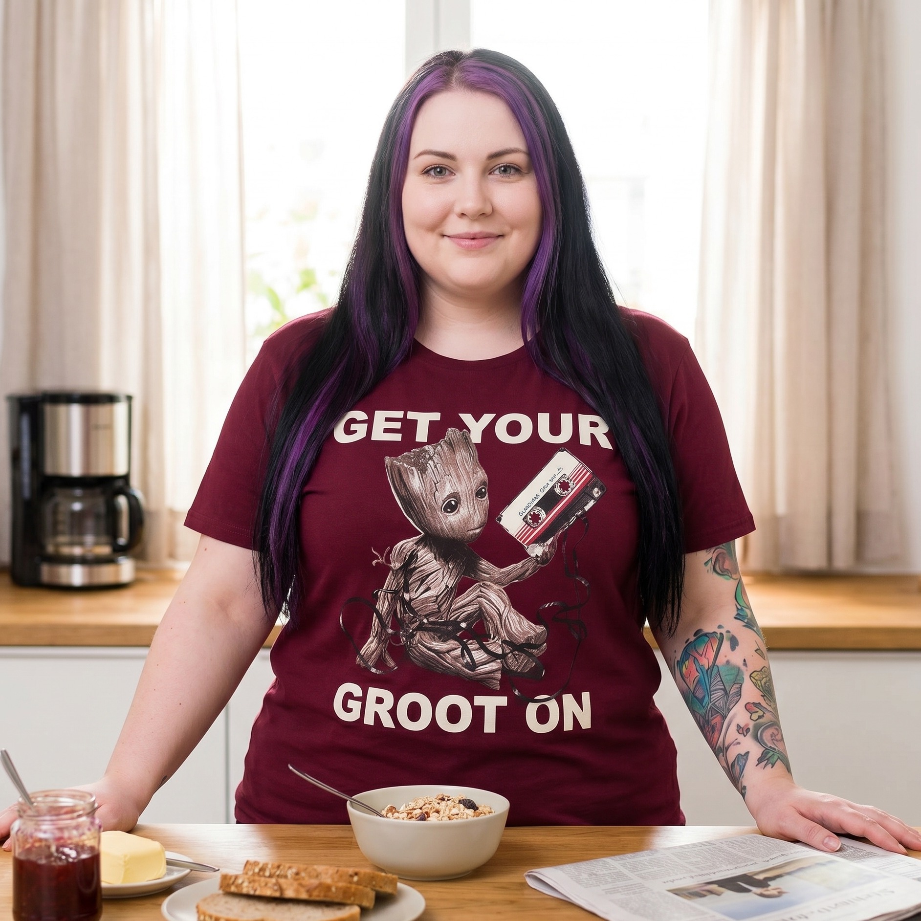 Strażnicy Galaktyki - Groot T-Shirt czerwone
