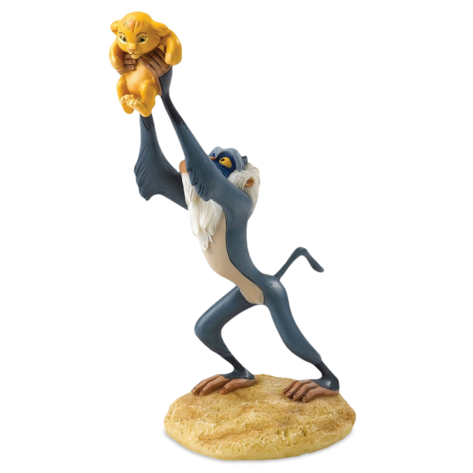 Le roi des lions - Rafiki avec la figurine Simba