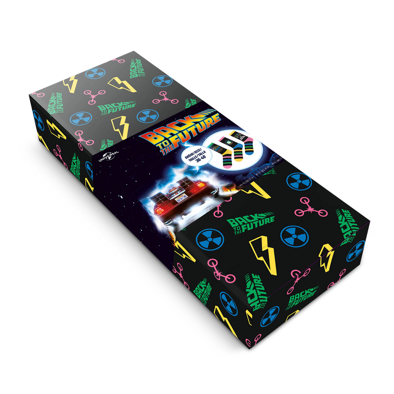 Back to the Future - 3-pack strumpor i presentförpackning