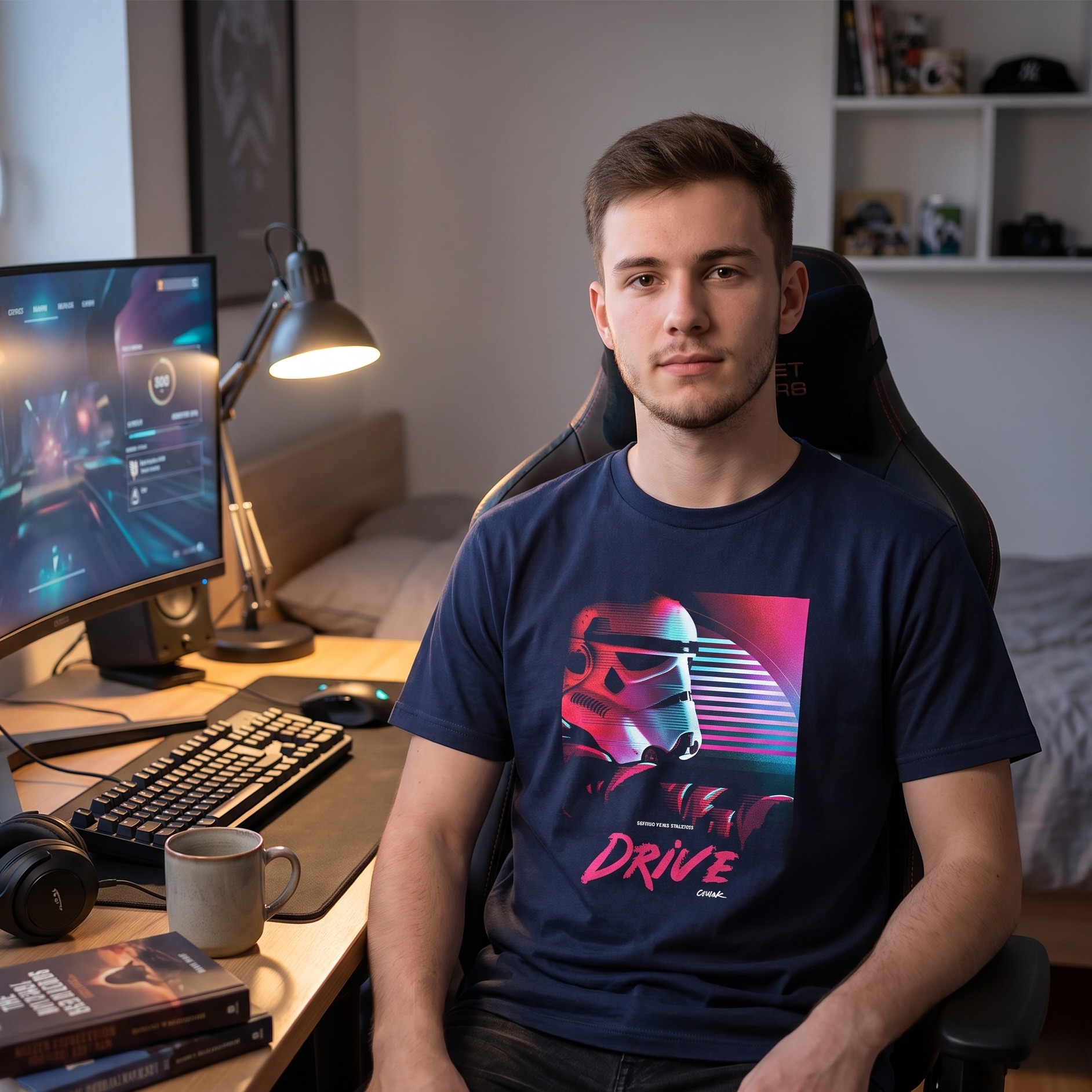 Drive T-shirt för Star Wars-fans blå