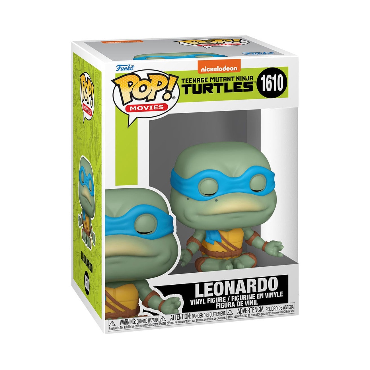Teenage Mutant Ninja Turtles POP! Movies Vinyl Figure Leonardo (Meditating) 9 cm