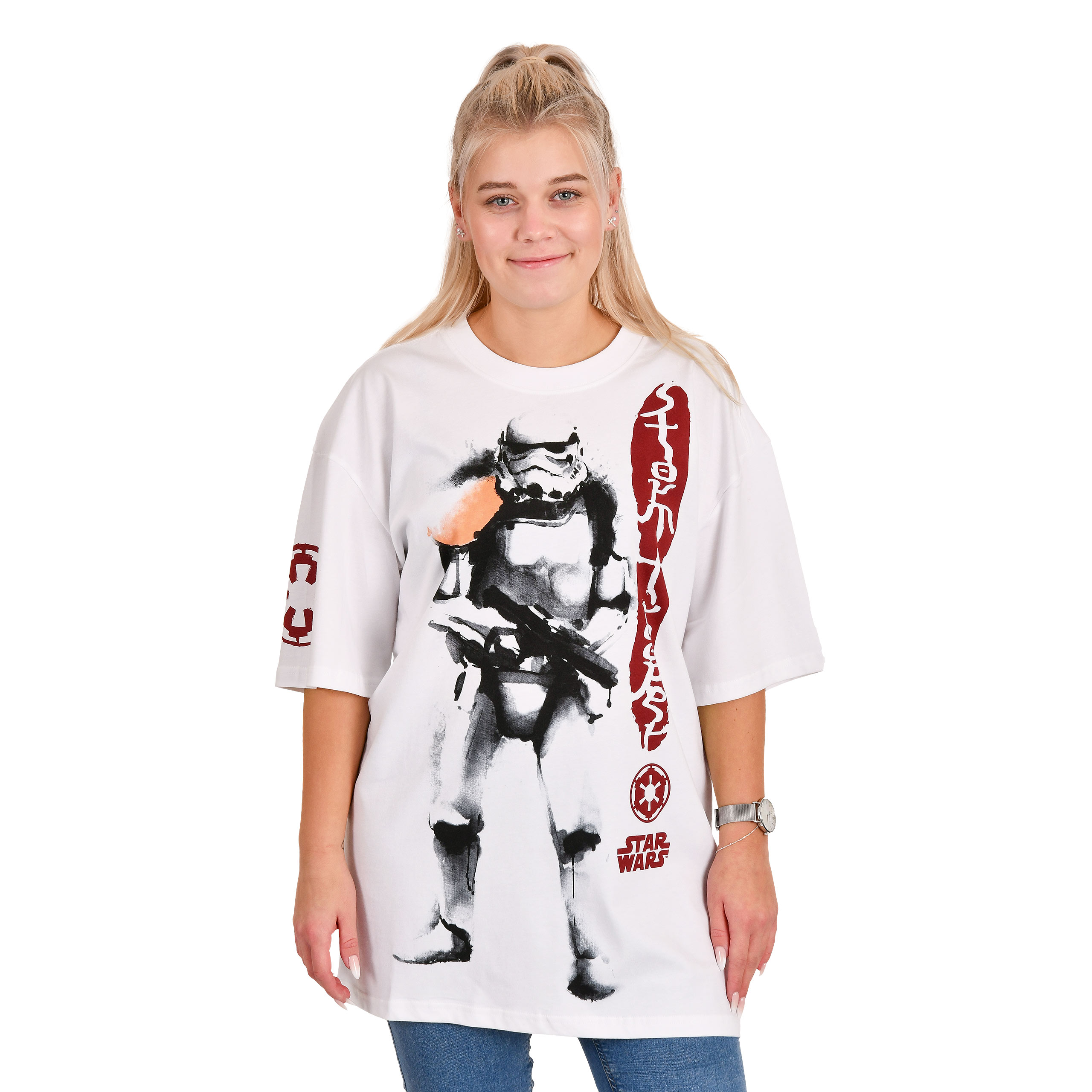 Star Wars - Stormtrooper Oversize T-Shirt weiß