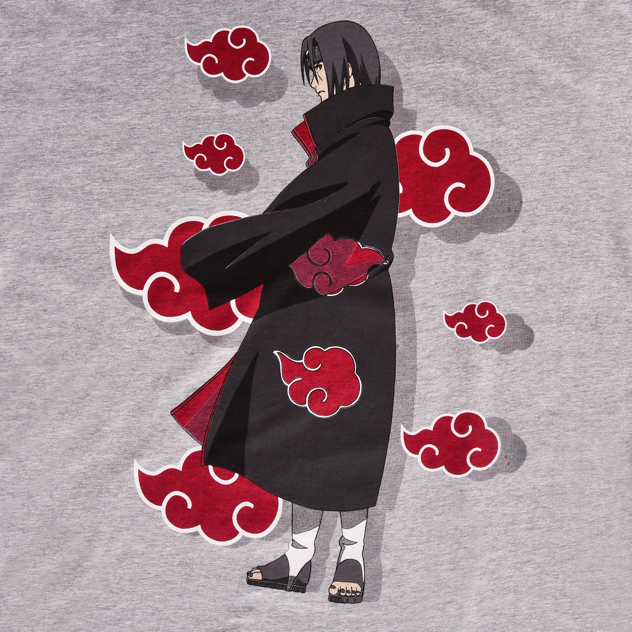 Naruto - Itachi Akatsuki T-Shirt grau