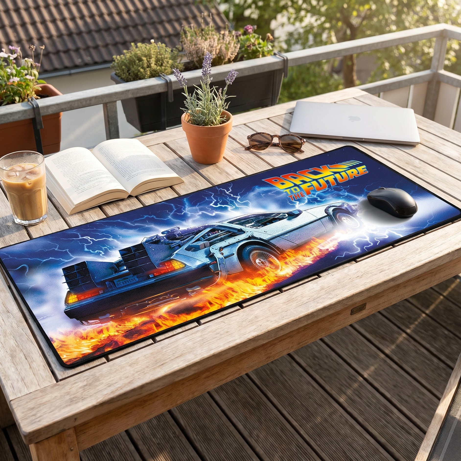 Tillbaka till framtiden - DeLorean musmatta
