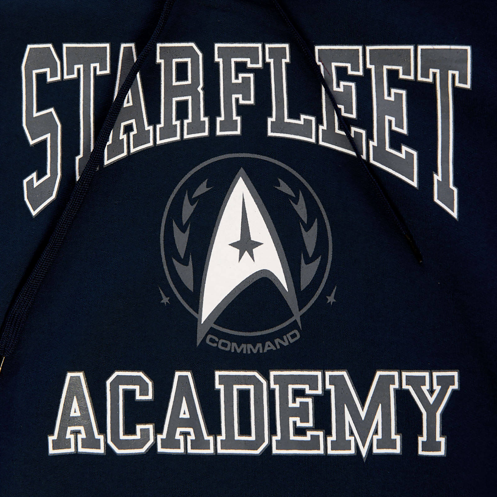 Star Trek - Sweat à capuche bleu de l'Académie Starfleet