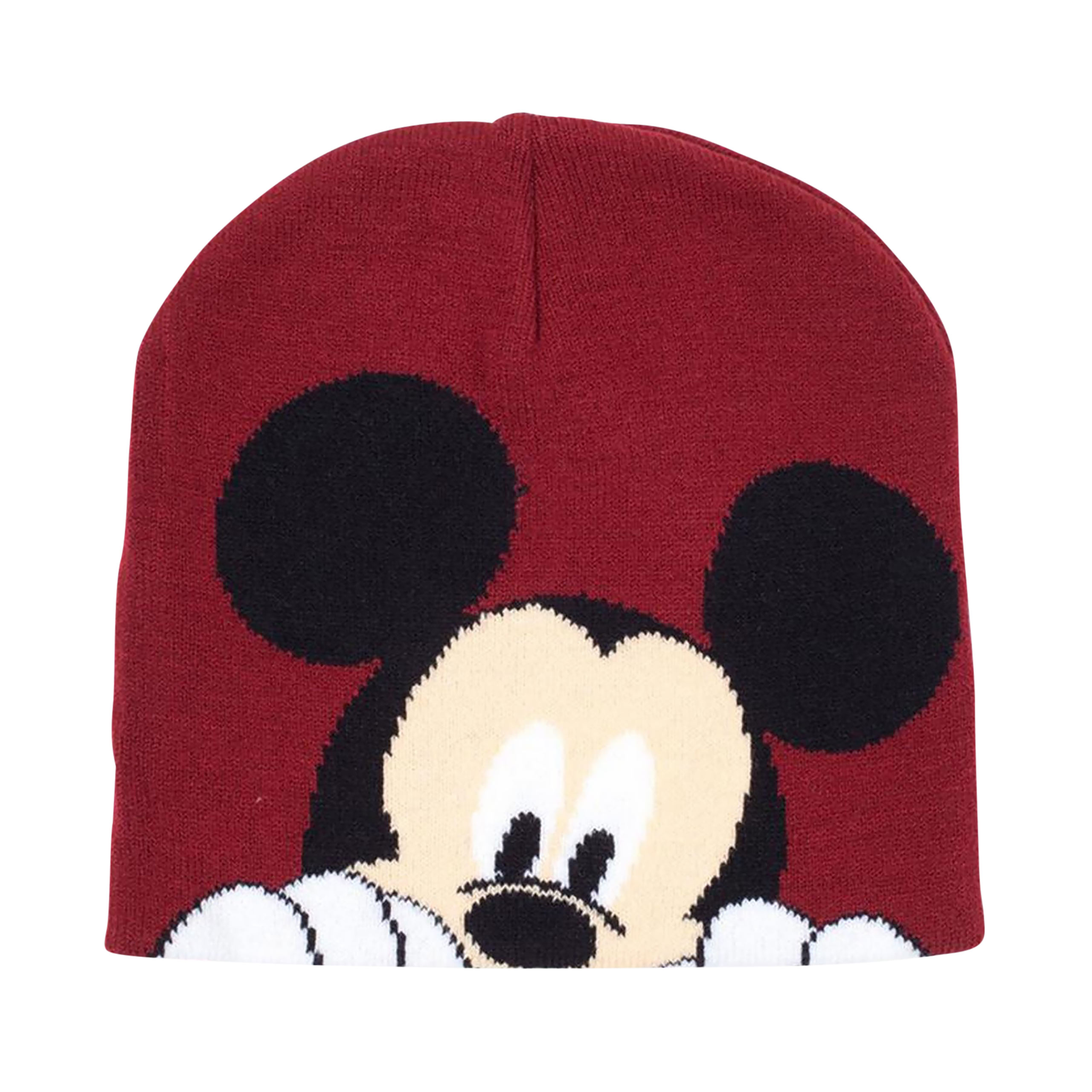 Mickey Mouse - Beanie rot