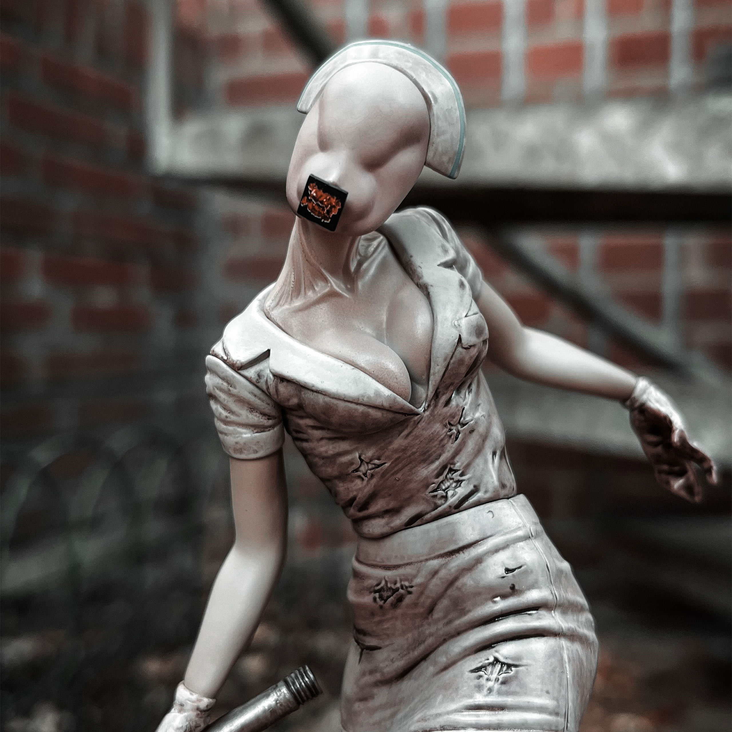 Silent Hill - Figura de Enfermera Bubble Head