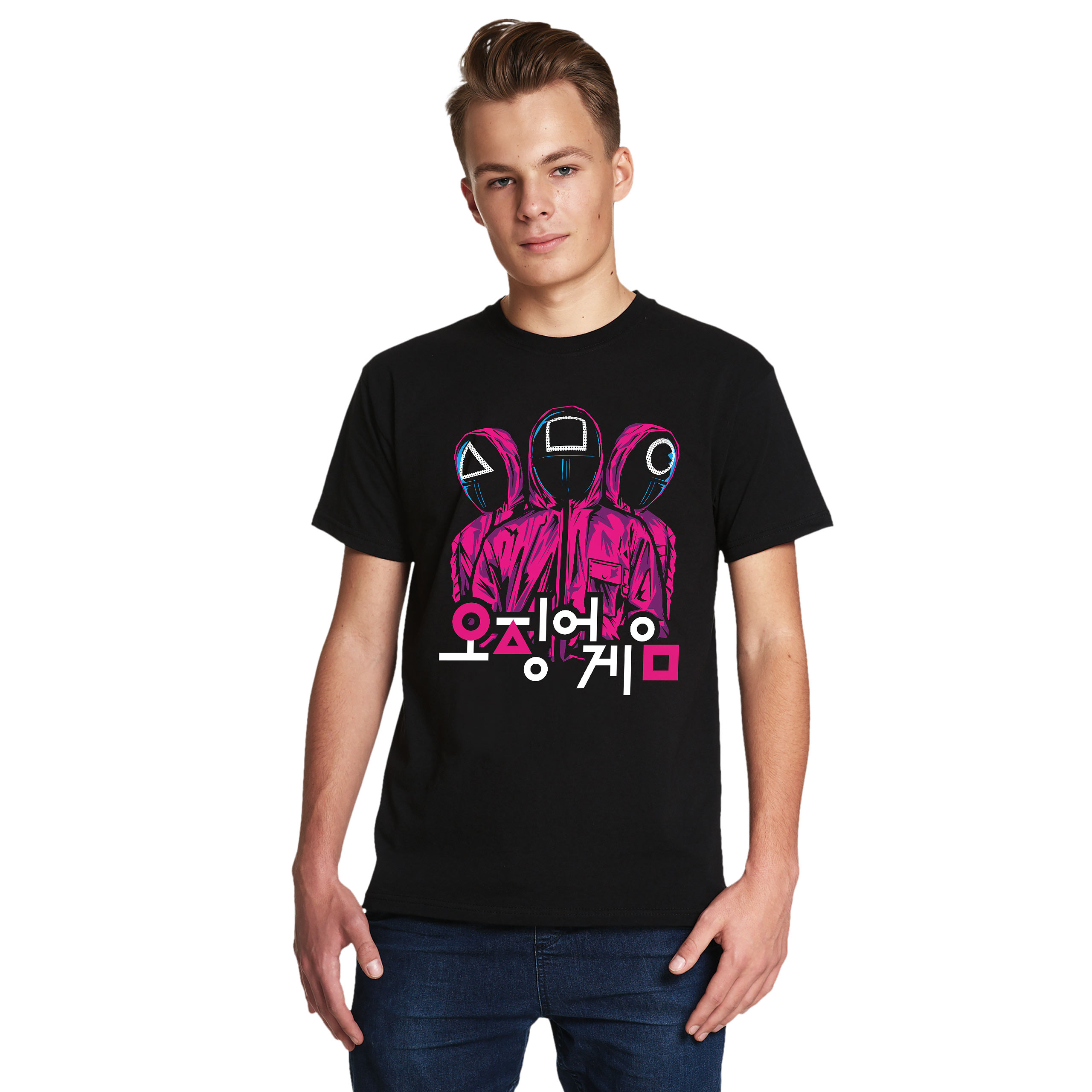 Squid Game - T-Shirt des gardes noir