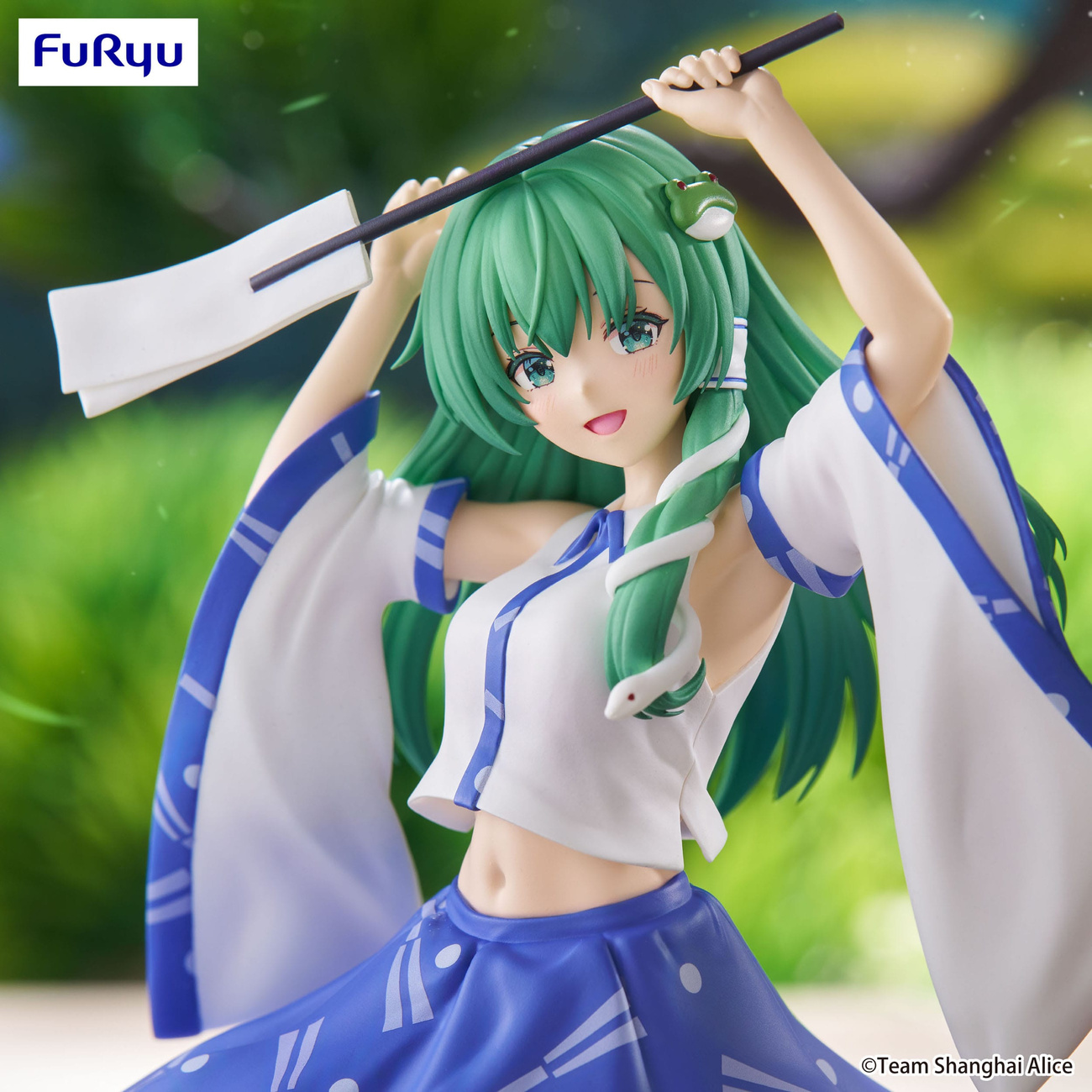 Touhou Project Noodle Stopper Statue PVC Sanae Kochiya 13 cm