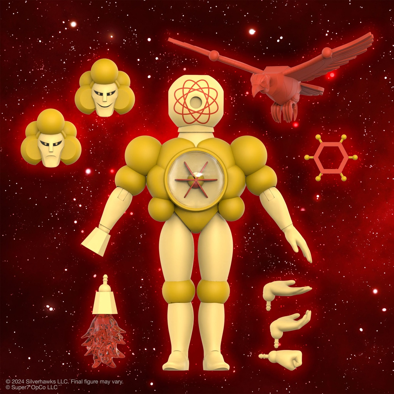 SilverHawks Ultimates Actionfigur Mo-Lec-U-Lar (Toy Version) 18 cm