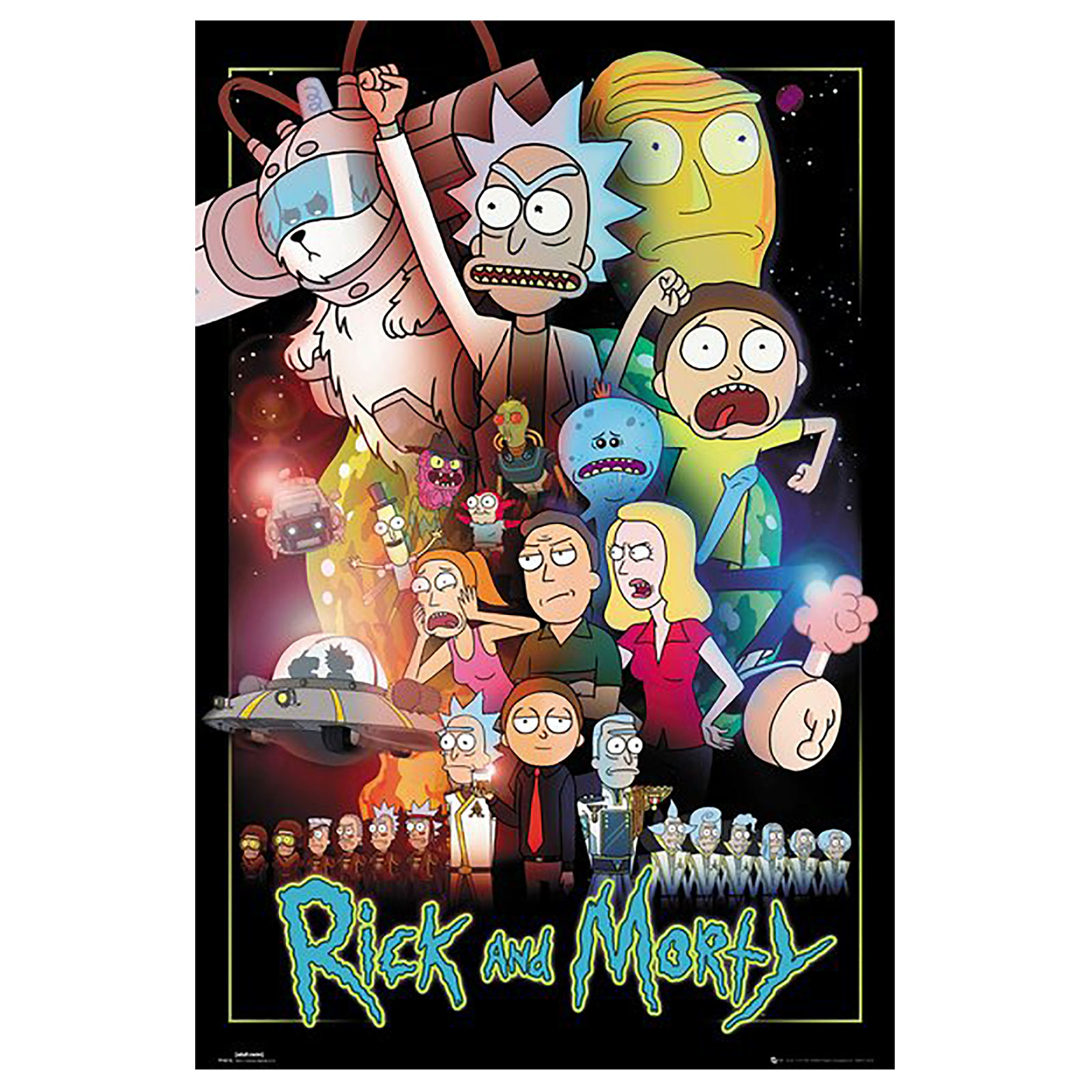 Rick en Morty - Wars Maxi Poster