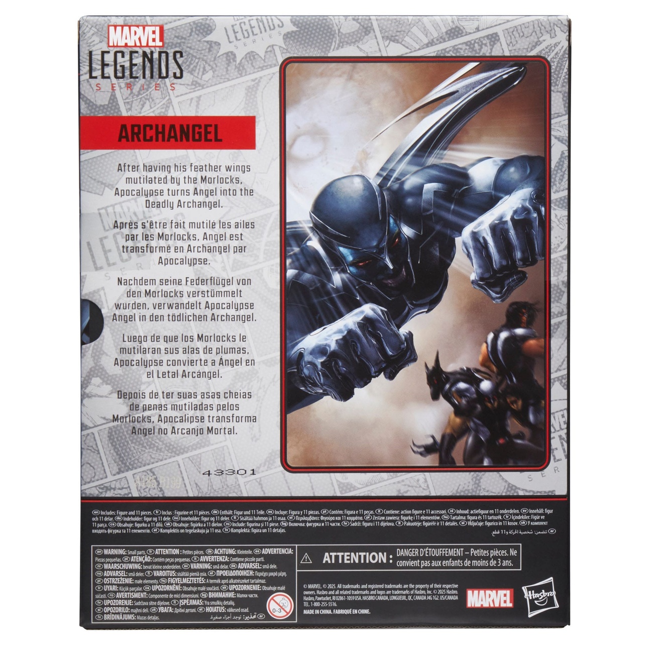 X-Force Marvel Legends actionfigur Archangel 15 cm