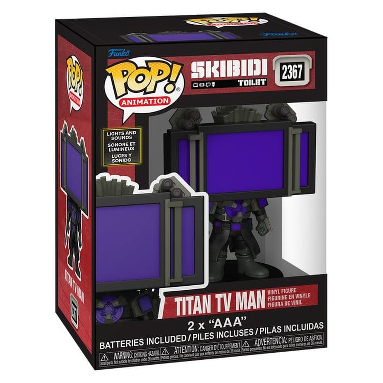 Skibidi Toilet Super Sized POP! Vinyl Figur Titan TV