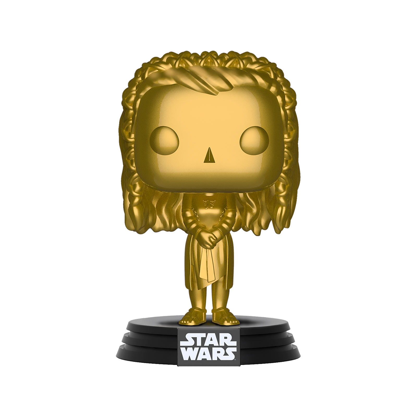 Star Wars - Princesse Leia Gold Figurine Funko Pop à tête branlante