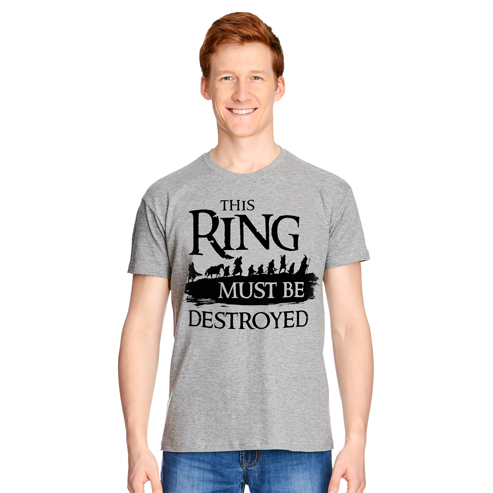 Lord of the Rings - Fellowship T-Shirt grey