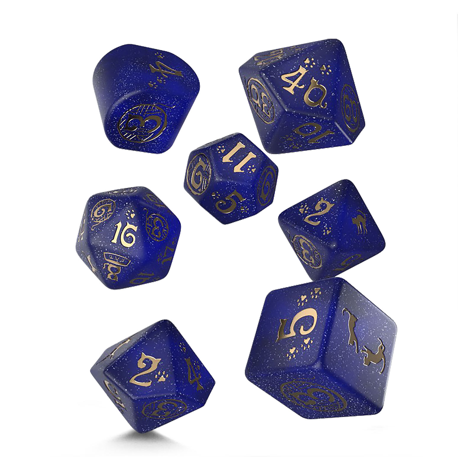 Cats Meowster Modern RPG Dice Set 7pcs