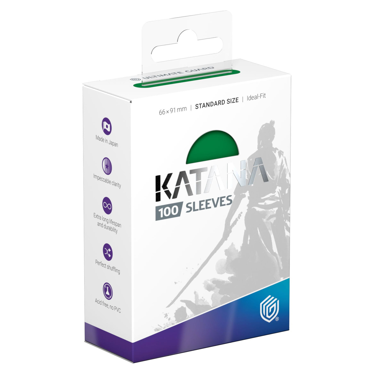 Ultimate Guard Protèges-cartes Katana Taille Standard (100) - Jade
