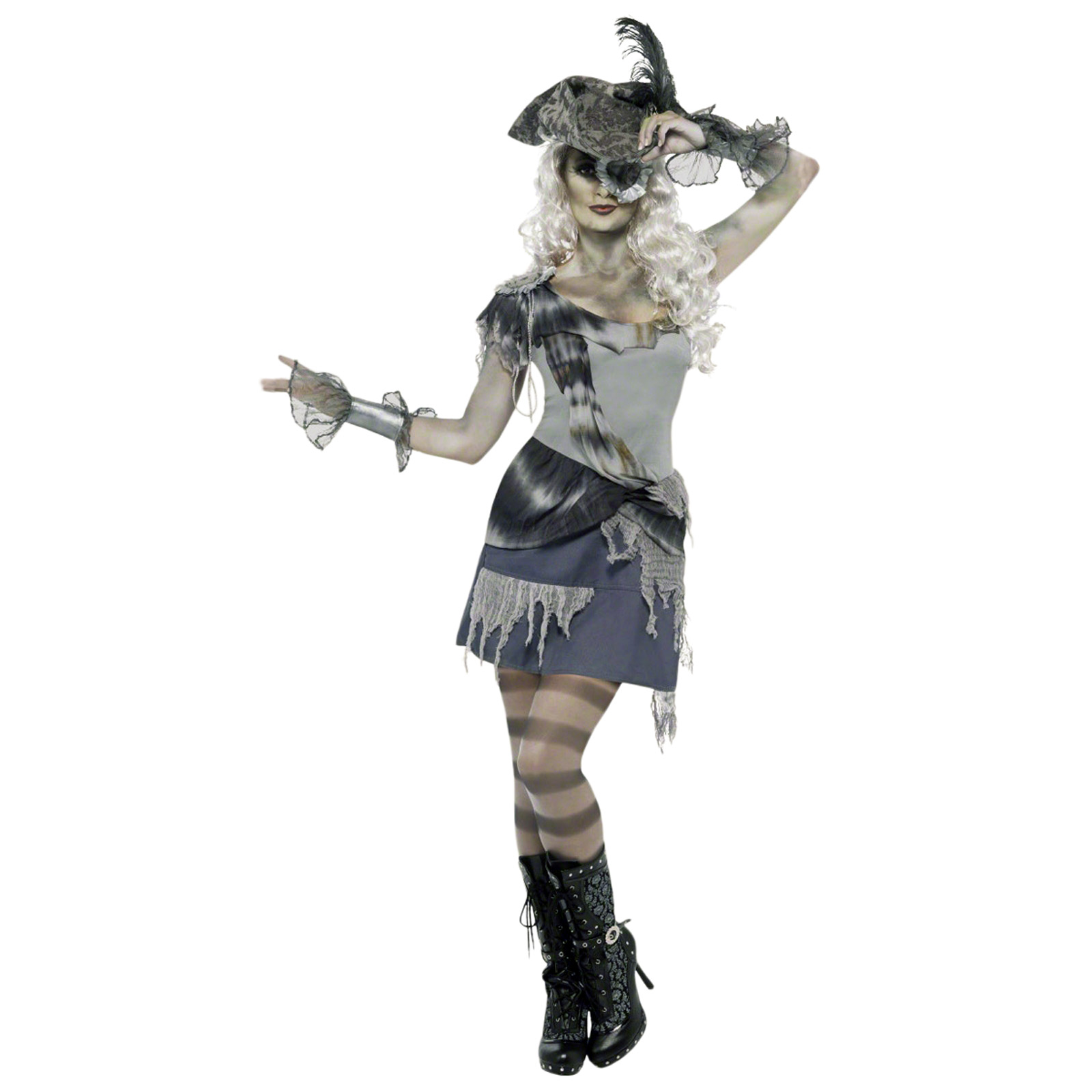 Costume d'Horreur Mariée Pirate Femme