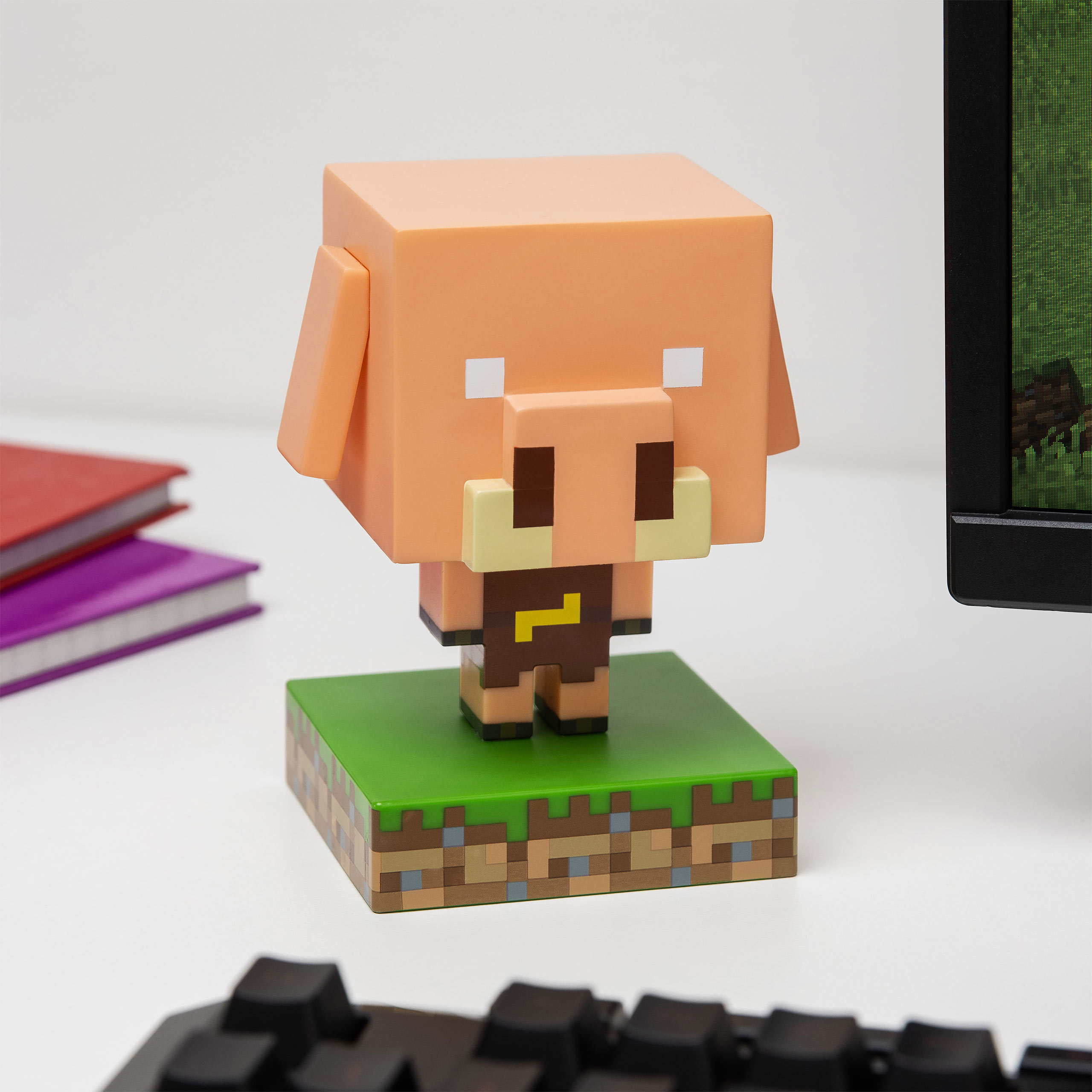 Minecraft - Lampada da tavolo 3D Pig Icons