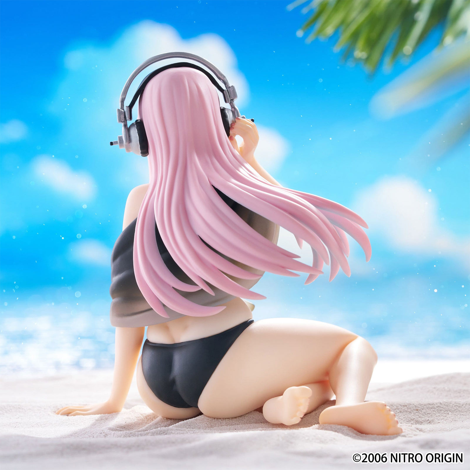 Super Sonico - Noodle Stopper Figure Swimsuit Black Color Version