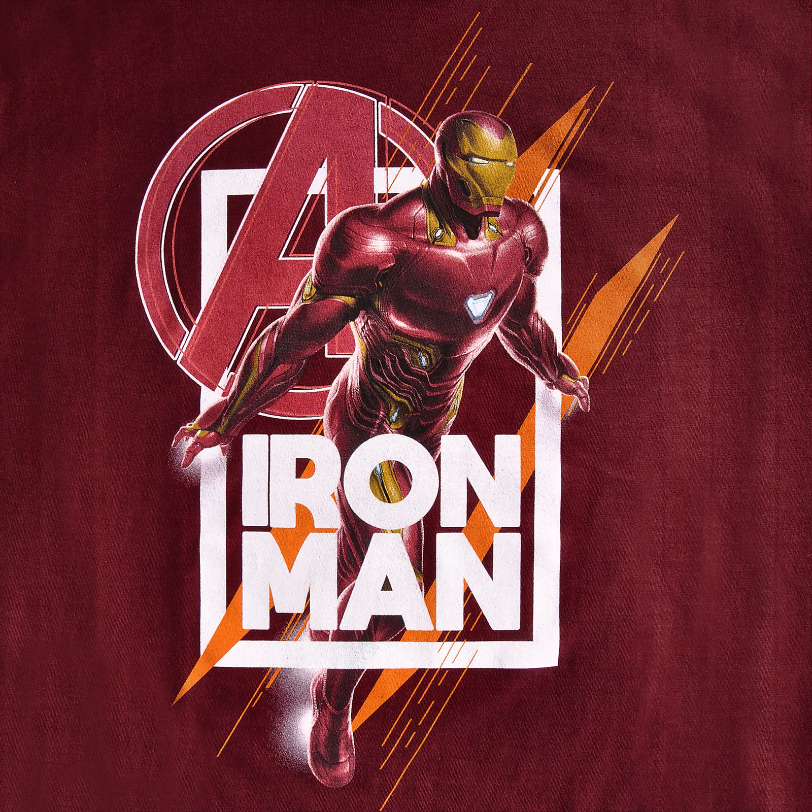 Avengers - Iron Man Fly T-Shirt rot