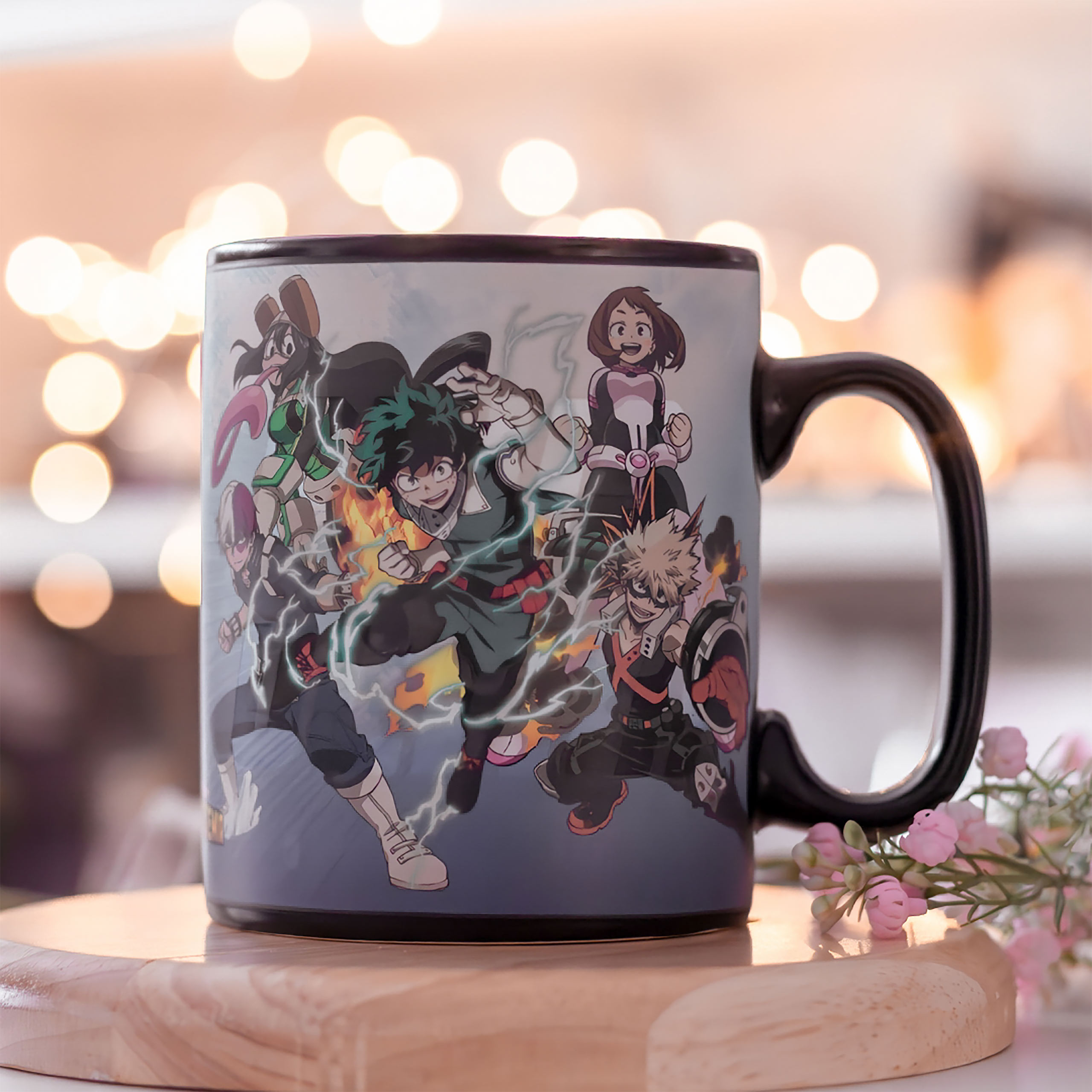 My Hero Academia - Héroes vs. Villanos Taza de Efecto Térmico