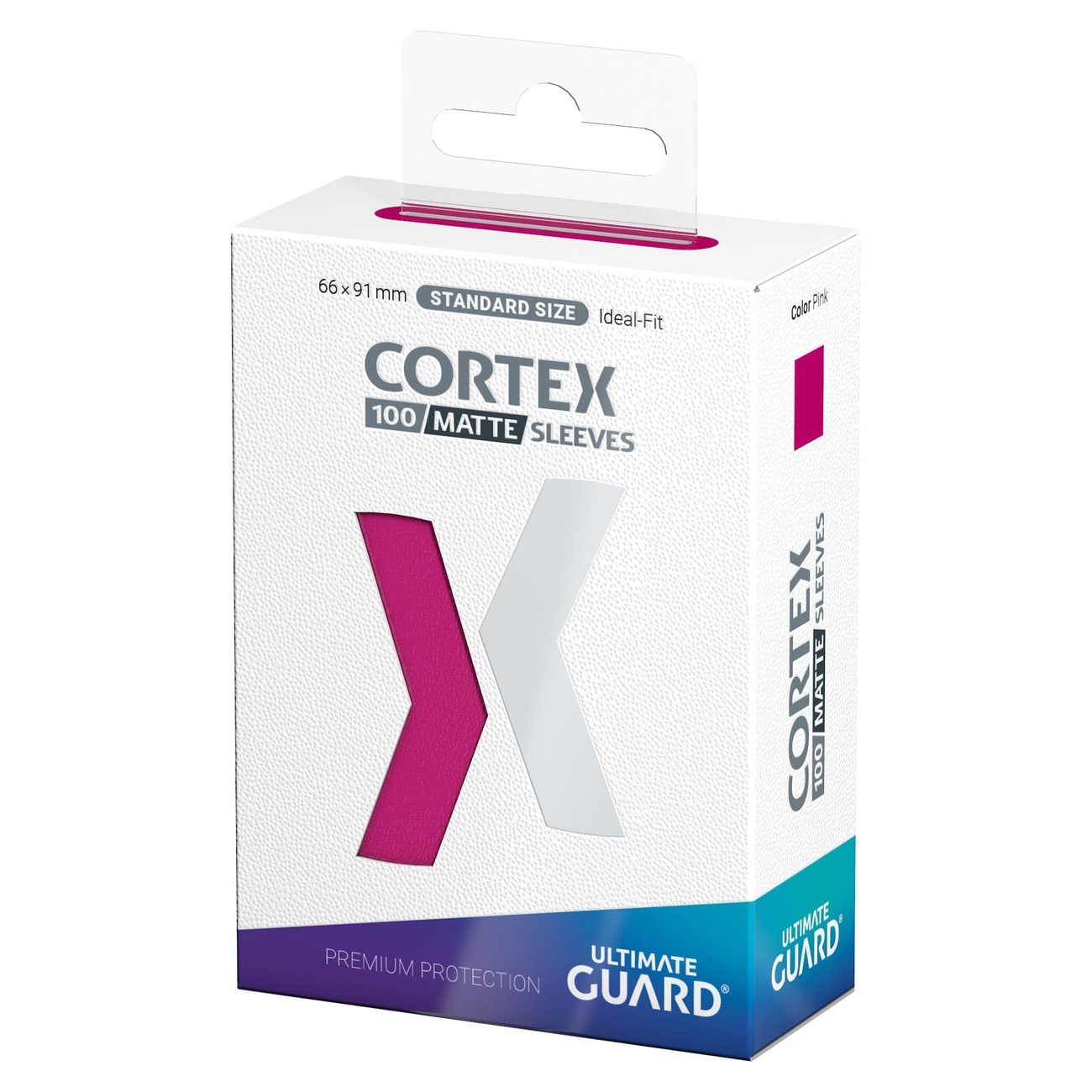 Ultimate Guard Cortex Sleeves Matta Standard Size (100) - Rosa