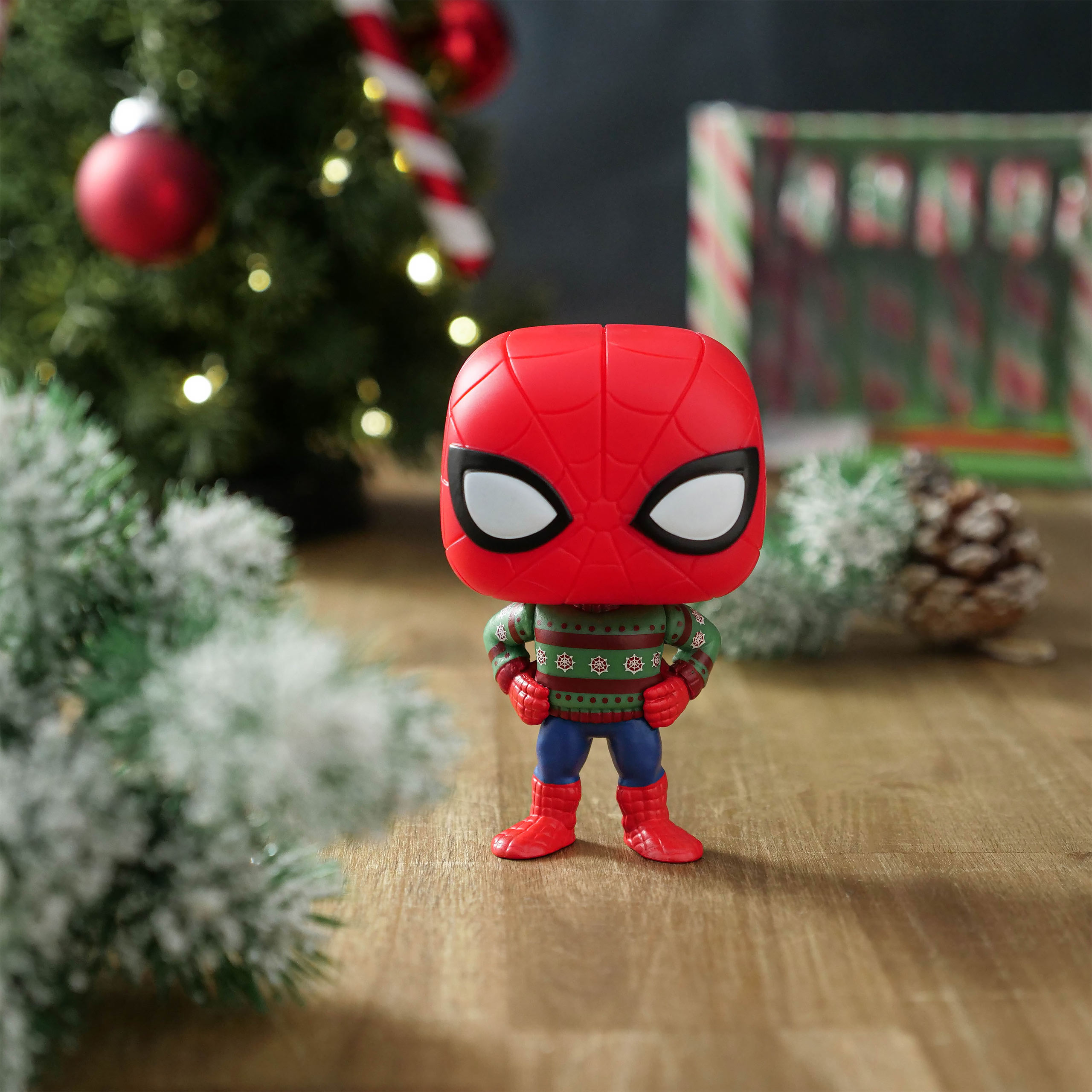 Spider-Man - Holiday Funko Pop Wackelkopf-Figur