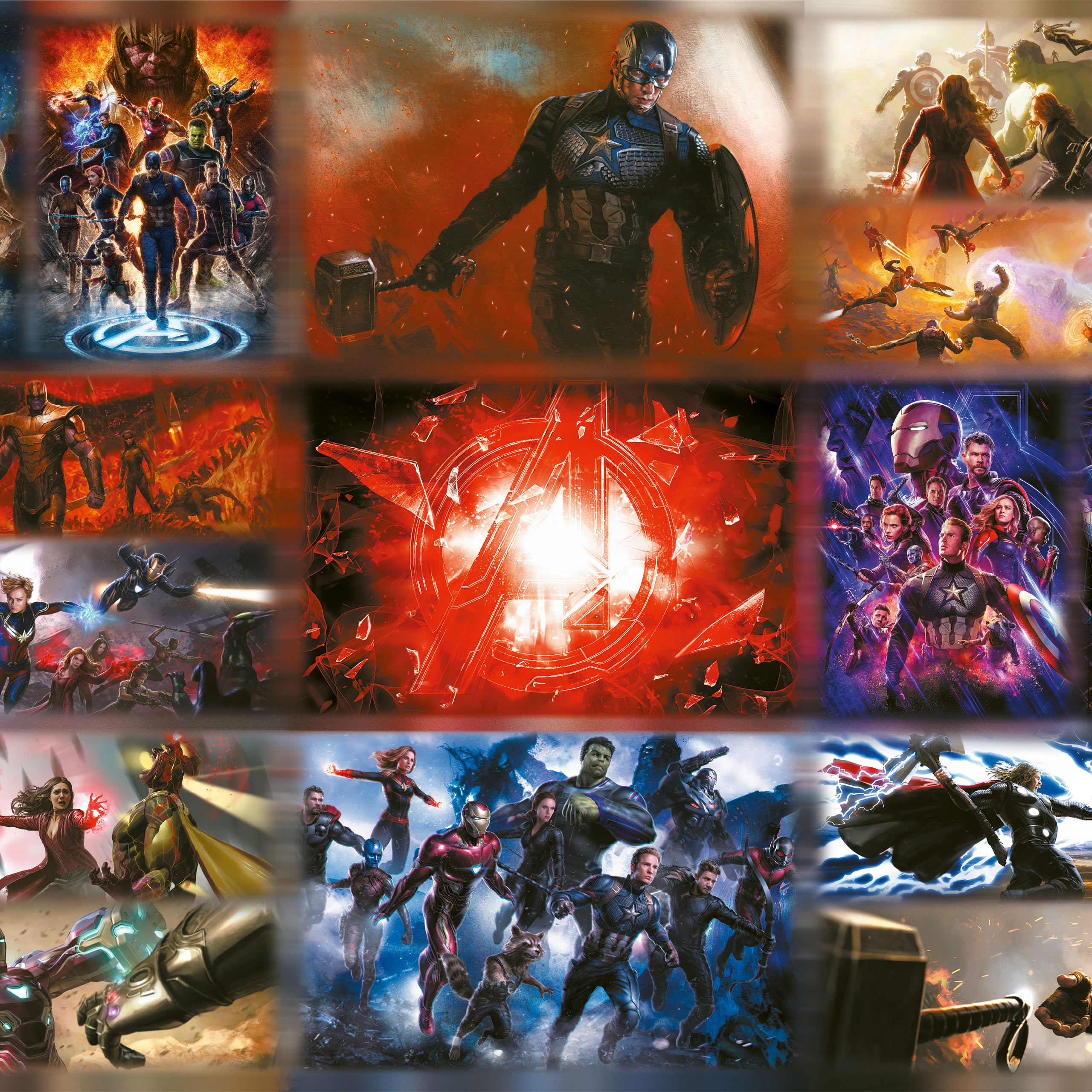 Marvel - Puzzle Kollektion mit Poster