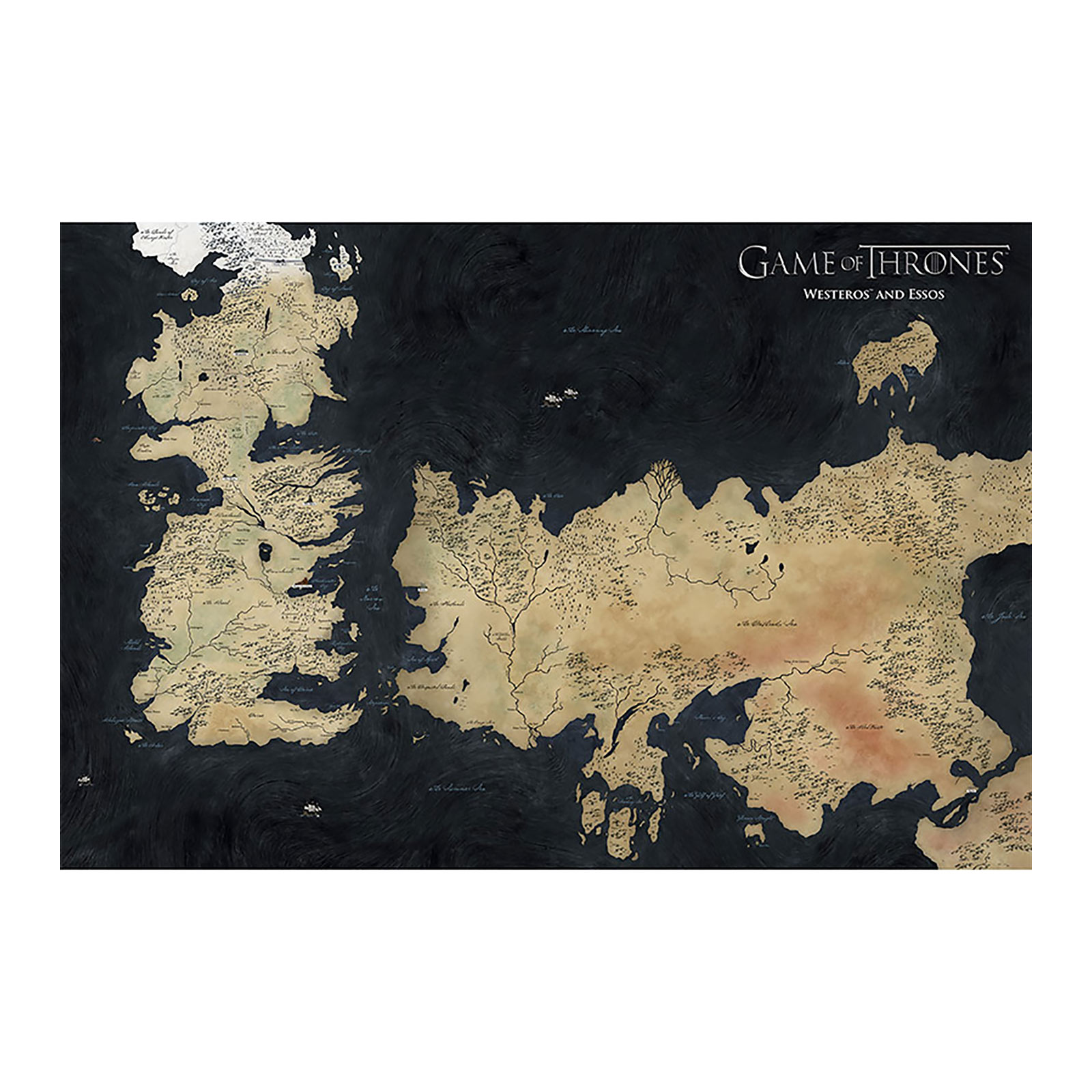Game of Thrones - Karte von Westeros Maxi Poster