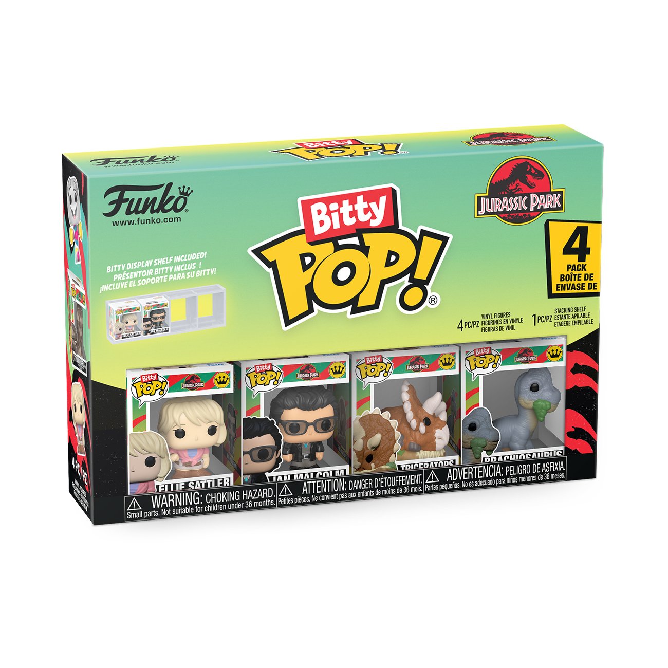 Jurassic Park - Funko Bitty Pop Figuren Set Series 1
