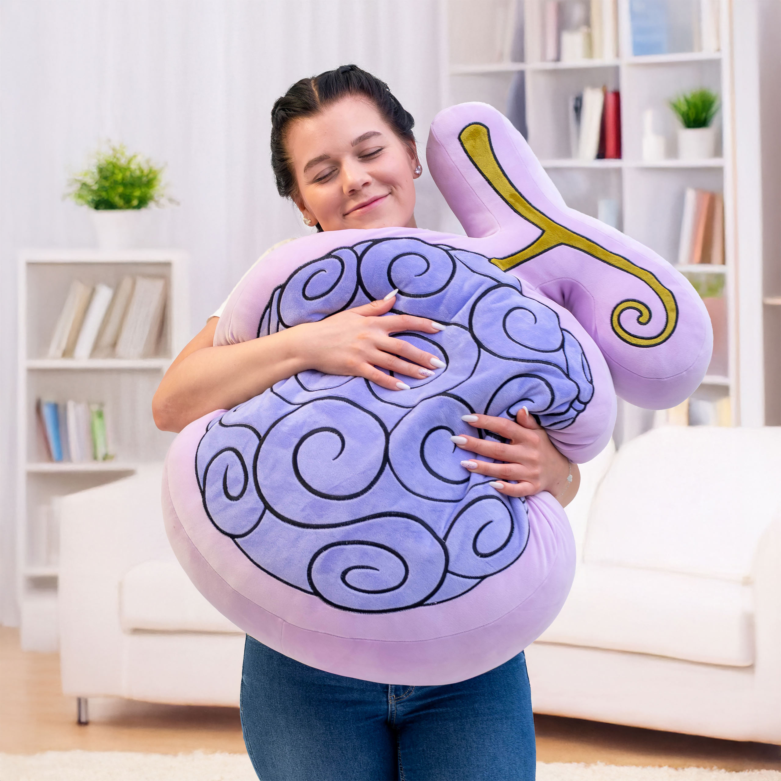 One Piece - Cuscino XXL Frutto del Diavolo Gomu Gomu