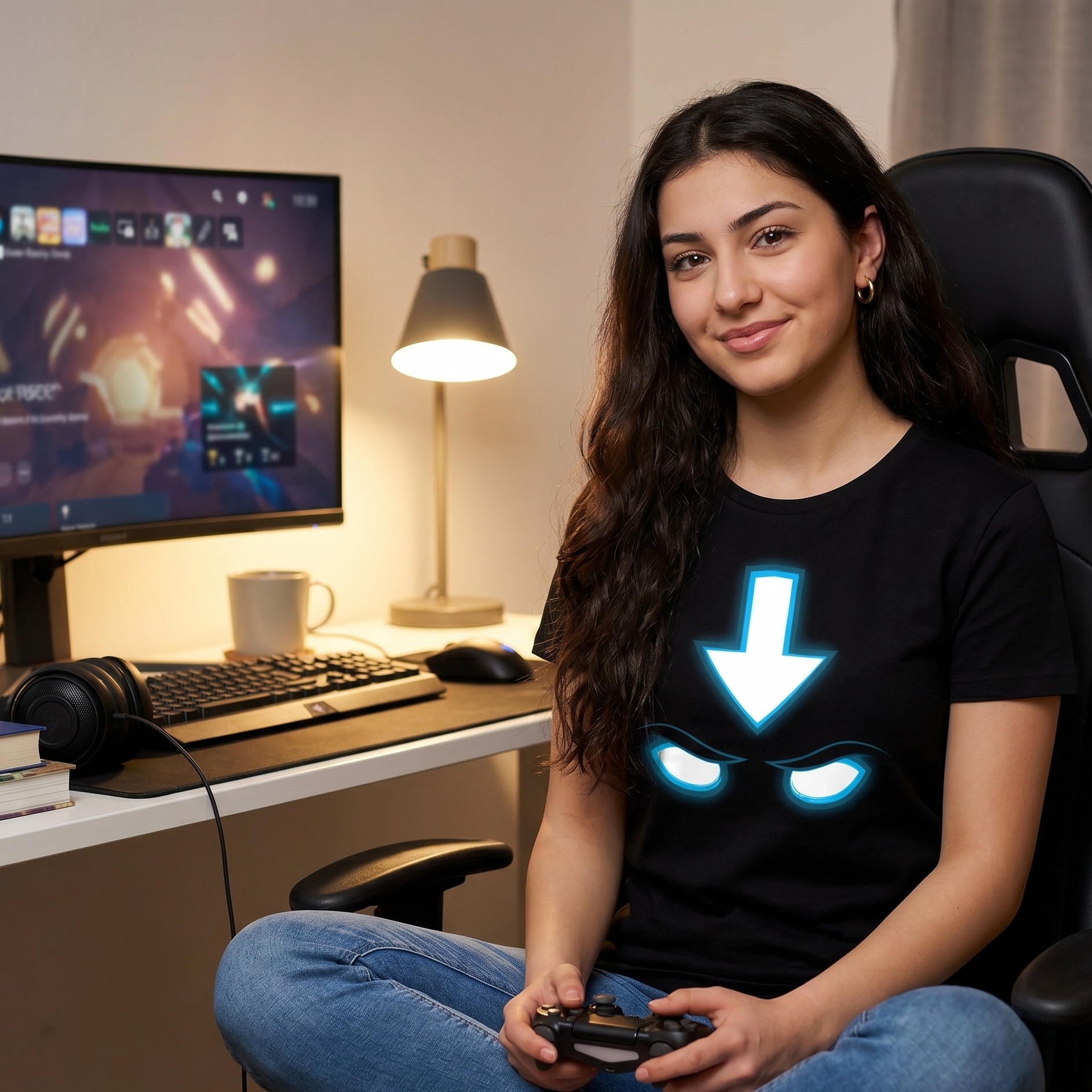 Camiseta Spirit para fans de Avatar Aang negro