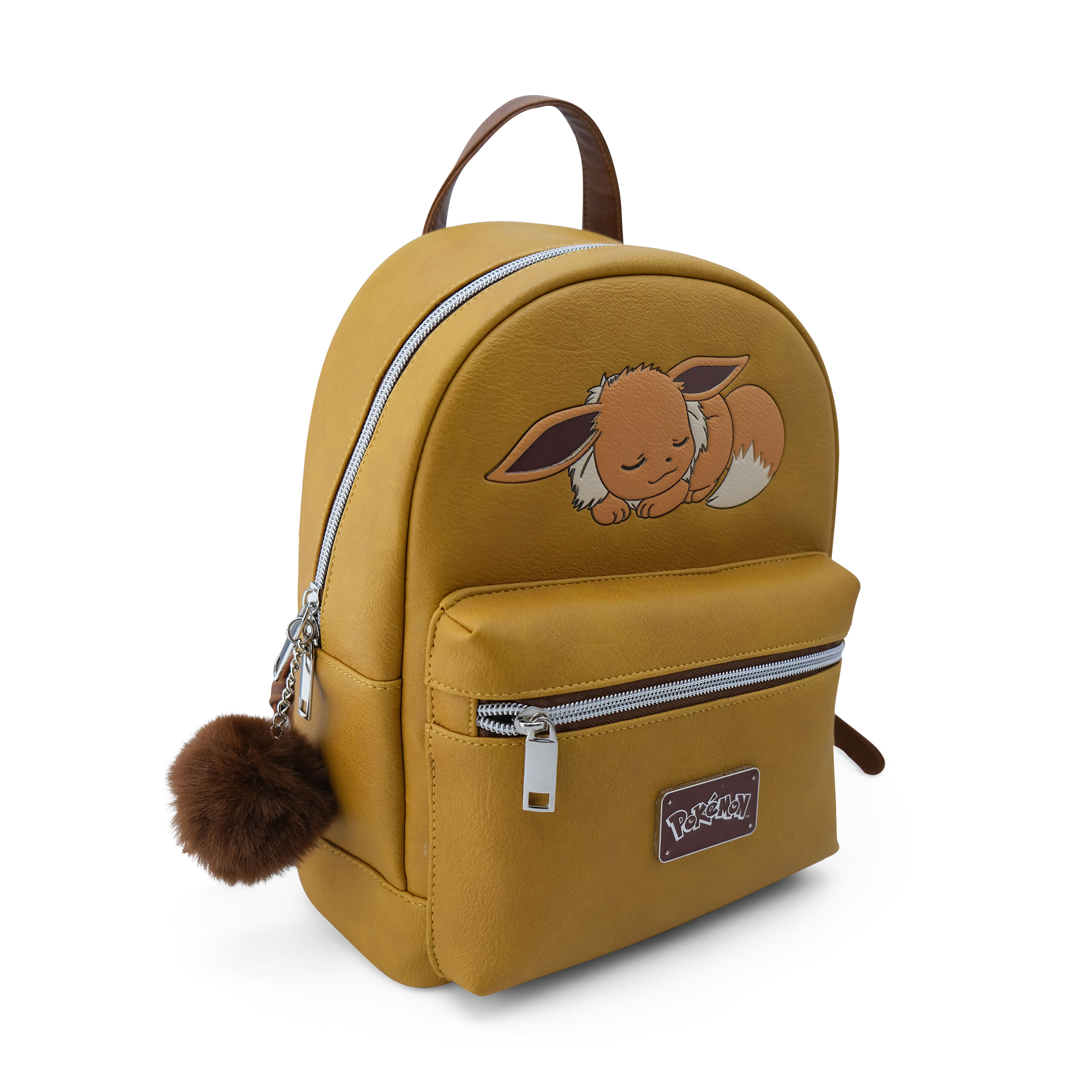 Pokemon - Sac à dos mini Evoli dormant brun