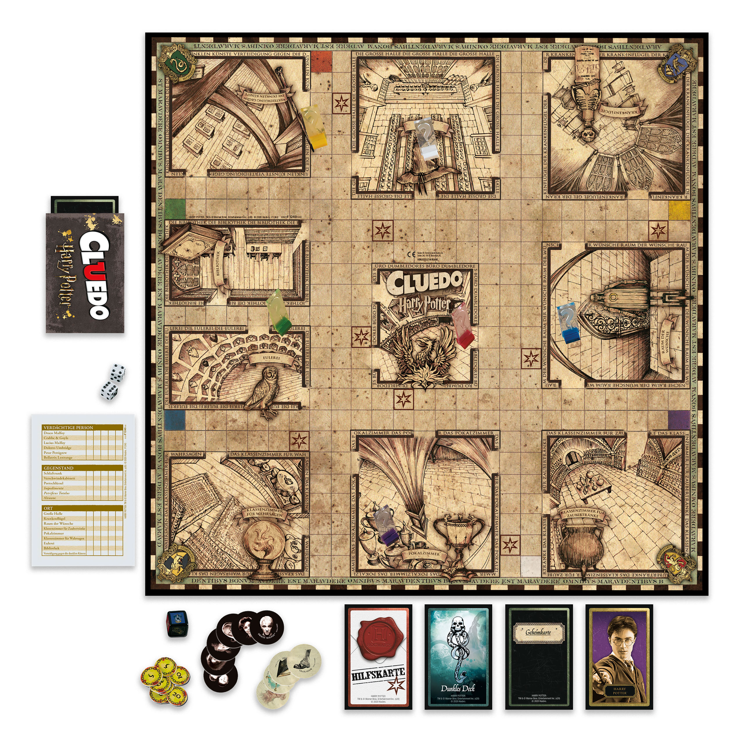 Harry Potter - Cluedo with movable game board