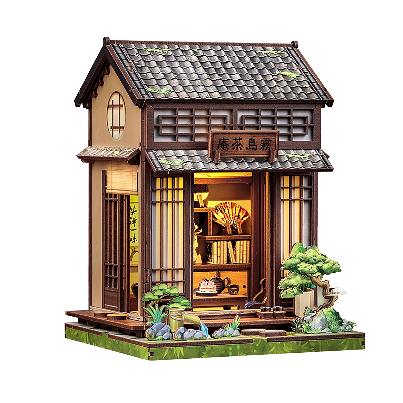 CuteBee - Kirishima Cha-an casetta in miniatura Book Nook kit modello