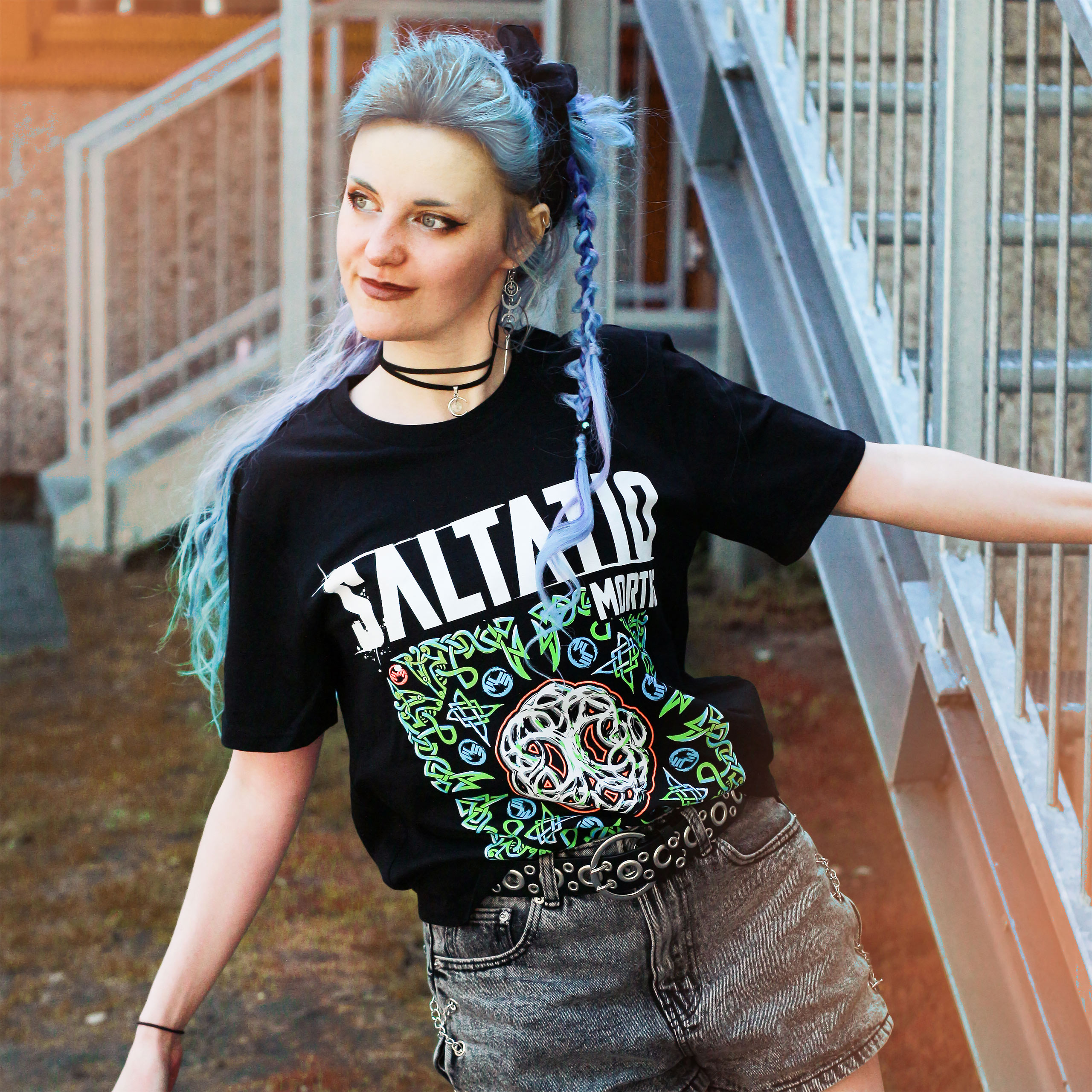 Saltatio Mortis - Keltische Boom T-shirt zwart