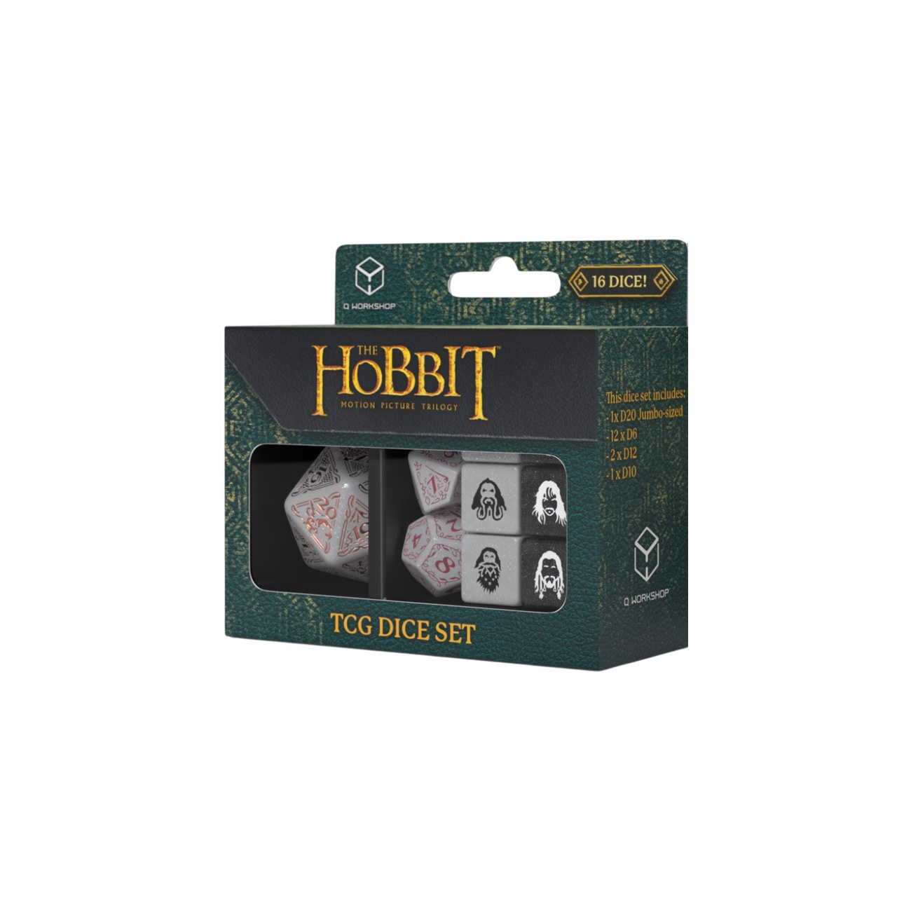 The Hobbit - Radiant Dawn TCG Dice Set 16 pcs