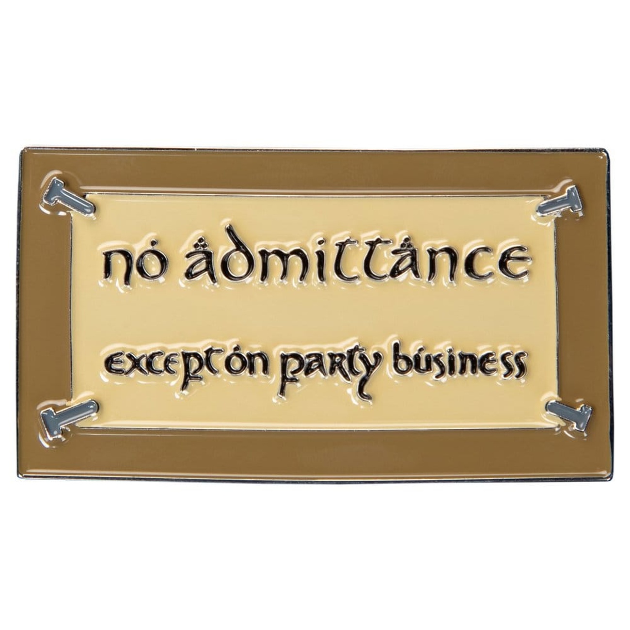 Der Herr der Ringe - No Admittance Magnet