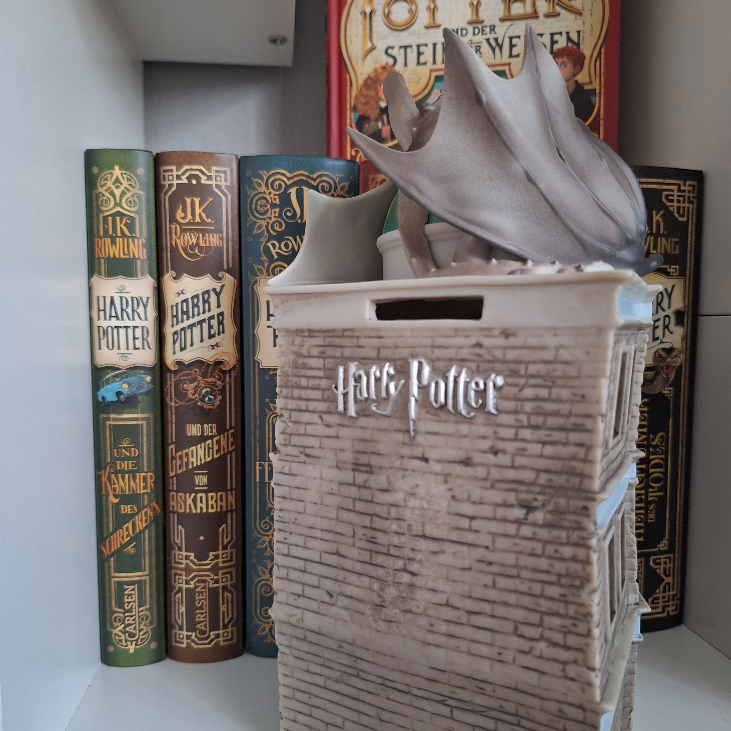 Harry Potter - Banco Gringotts con Dragón Hucha