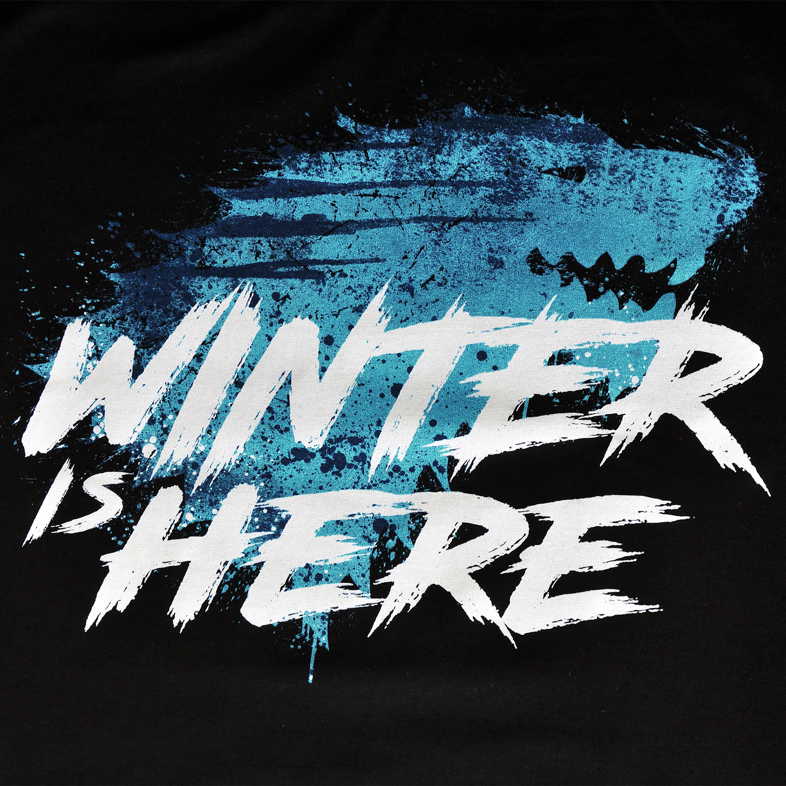 T-shirt noir 'Winter is Here'